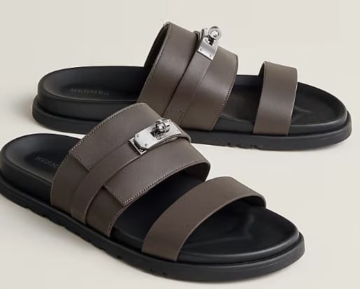 Hermes Jackson Sandal Brown