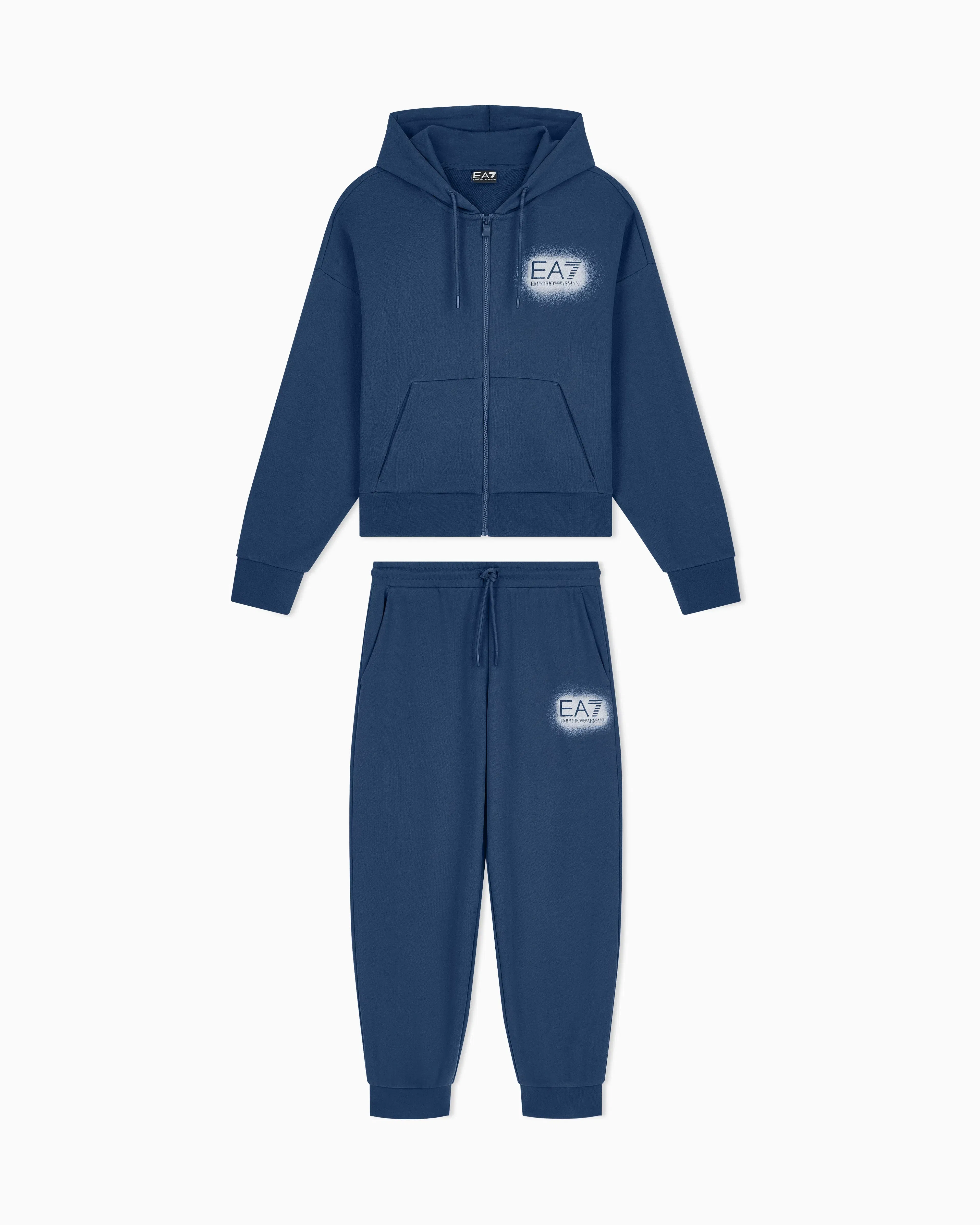 EA7 Cotton - blend Visibility tracksuit