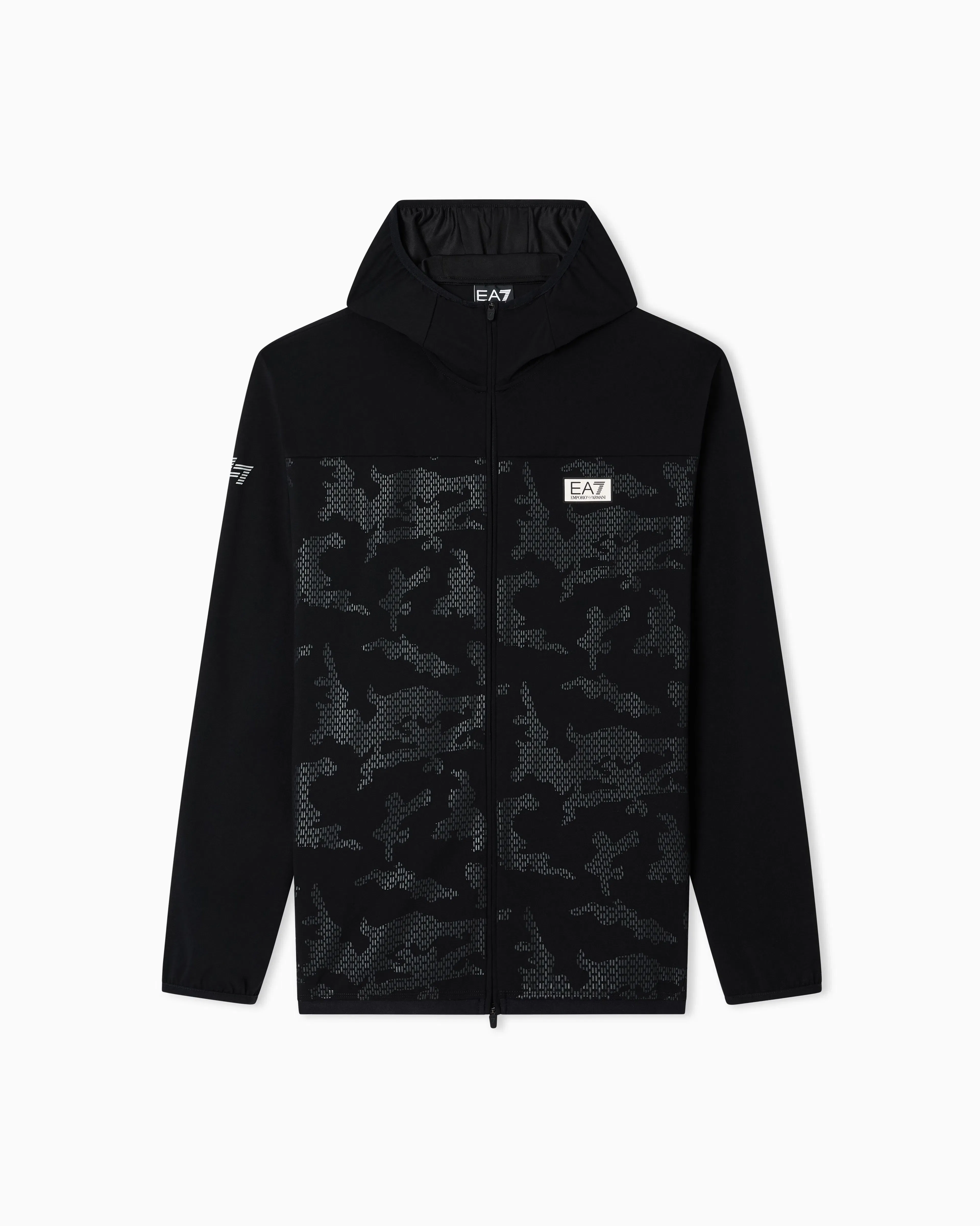 EA7 Dynamic Athlete hooded sweatshirt in VIGOR7 technical fabric