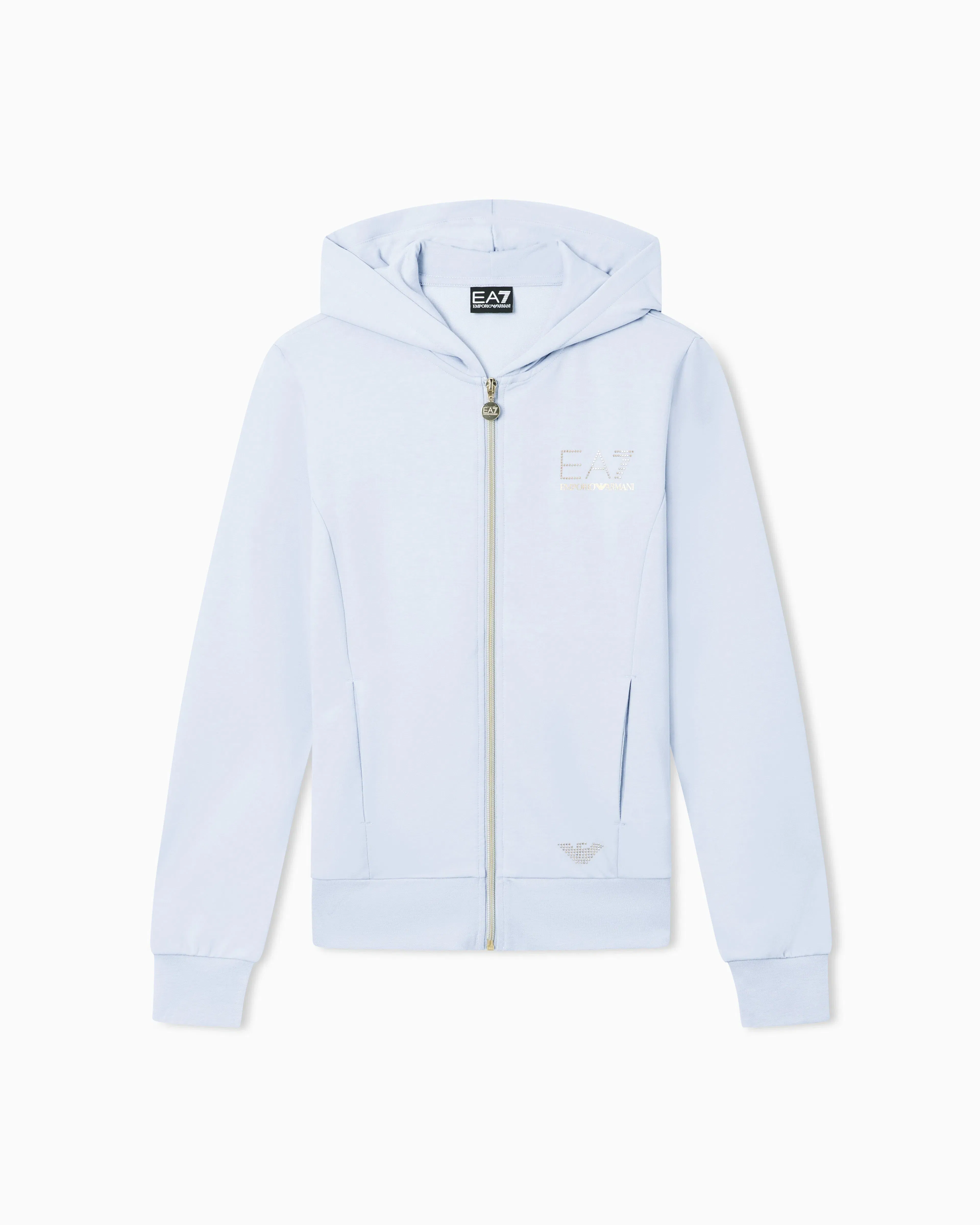 EA7 Evolution hooded sweatshirt in a stretch viscose - blend