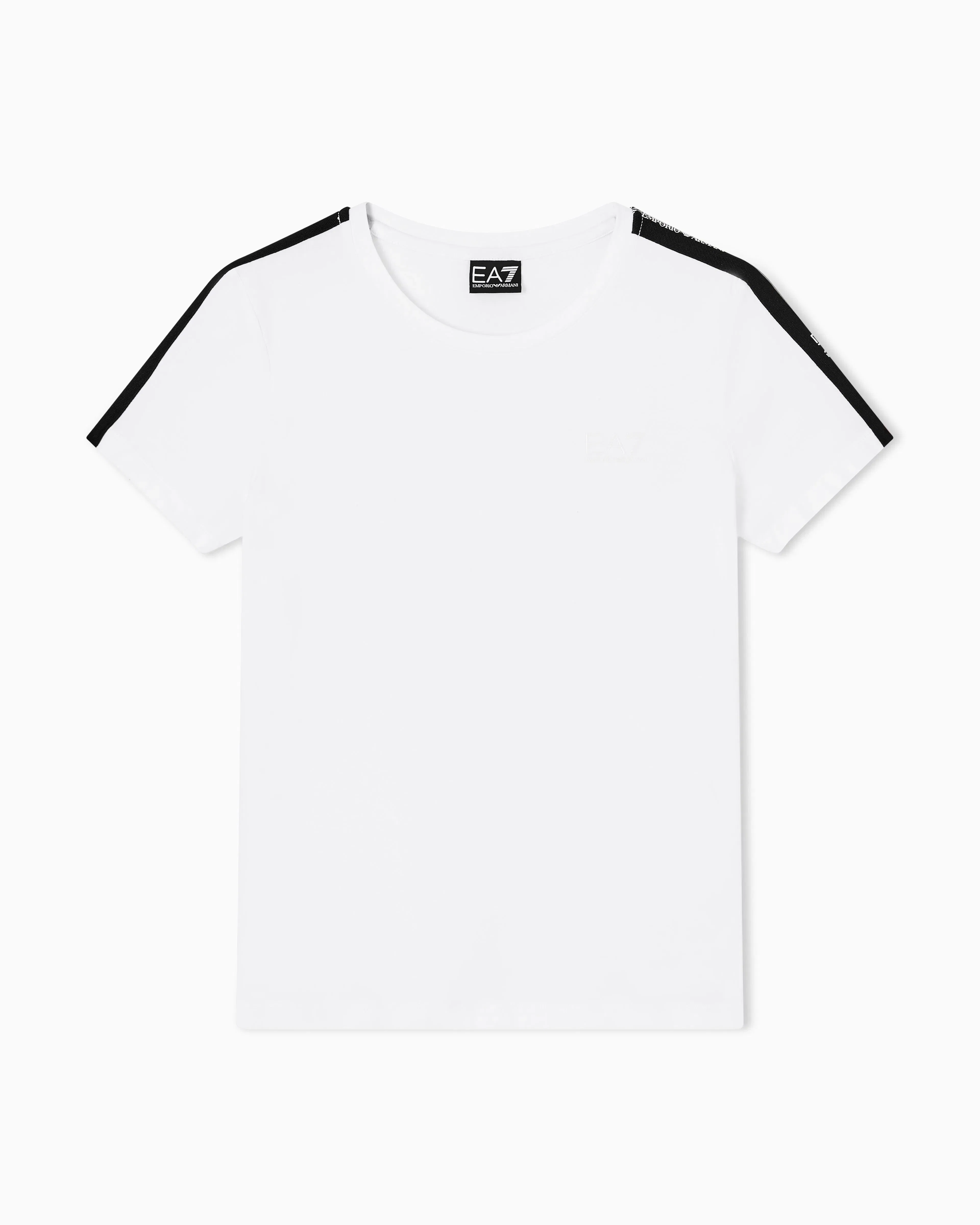 EA7 Logo Series jersey T - shirt with logo tape detail