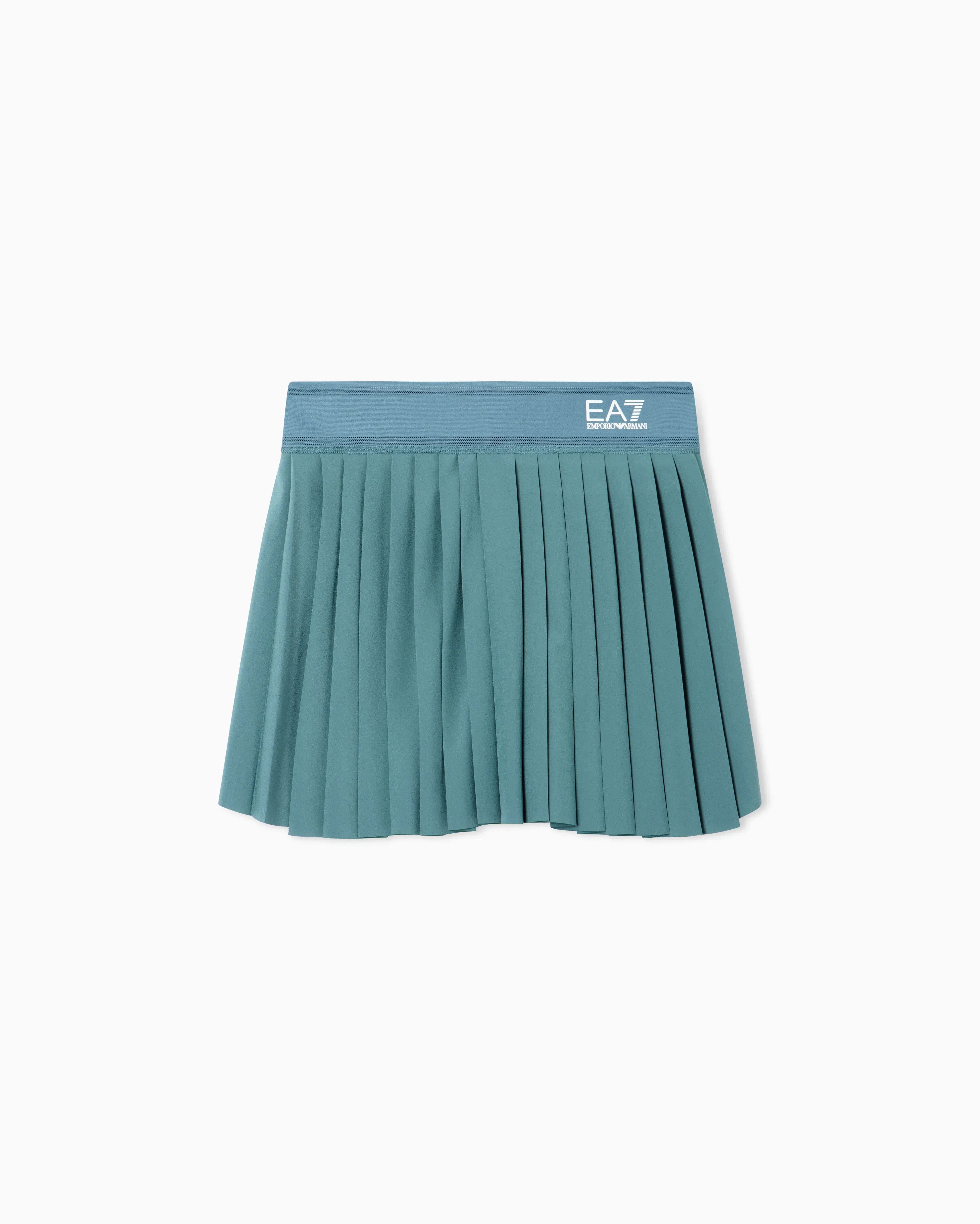 EA7 Tennis Pro mini skirt in VENTUS7 technical fabric
