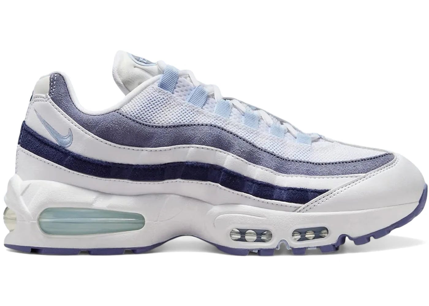Nike Air Max 95 Og Big Bubble White Celestine Blue Womens