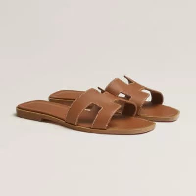 Hermes Oran swift brown gold