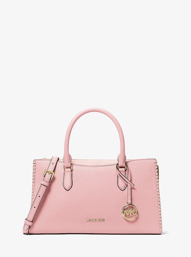 Michael Kors Arden Medium Satchel Powder Blush