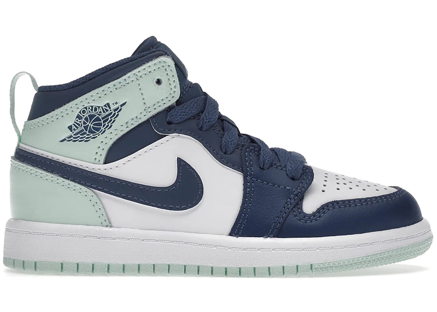 Jordan 1 Mid Mystic Navy Mint Foam Ps