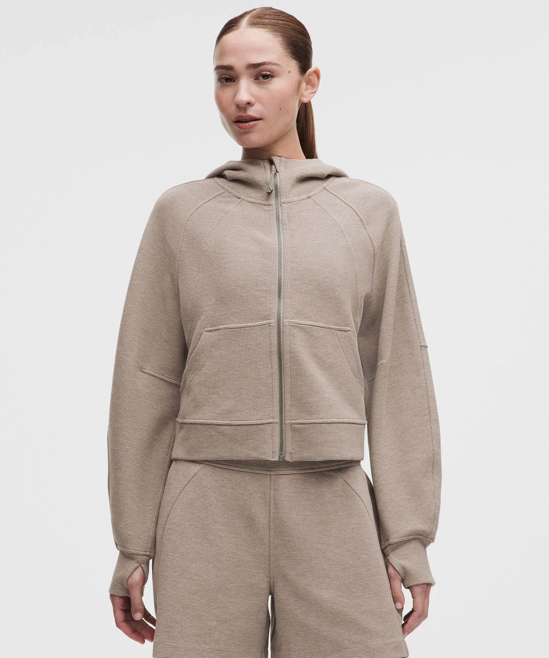 Lululemon Scuba Oversized Full - Zip Hoodie *Waffle