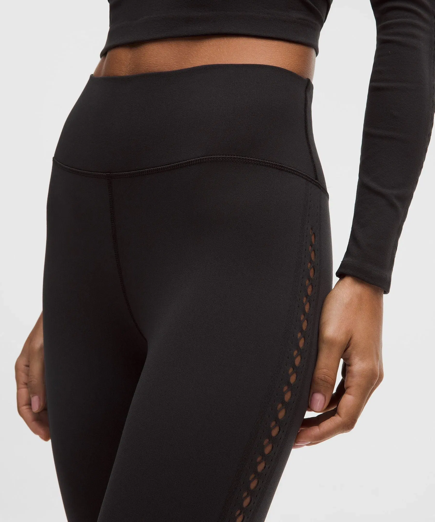 Lululemon Women's RevealKnit Eyelet High - Rise Tight *7/8 Length