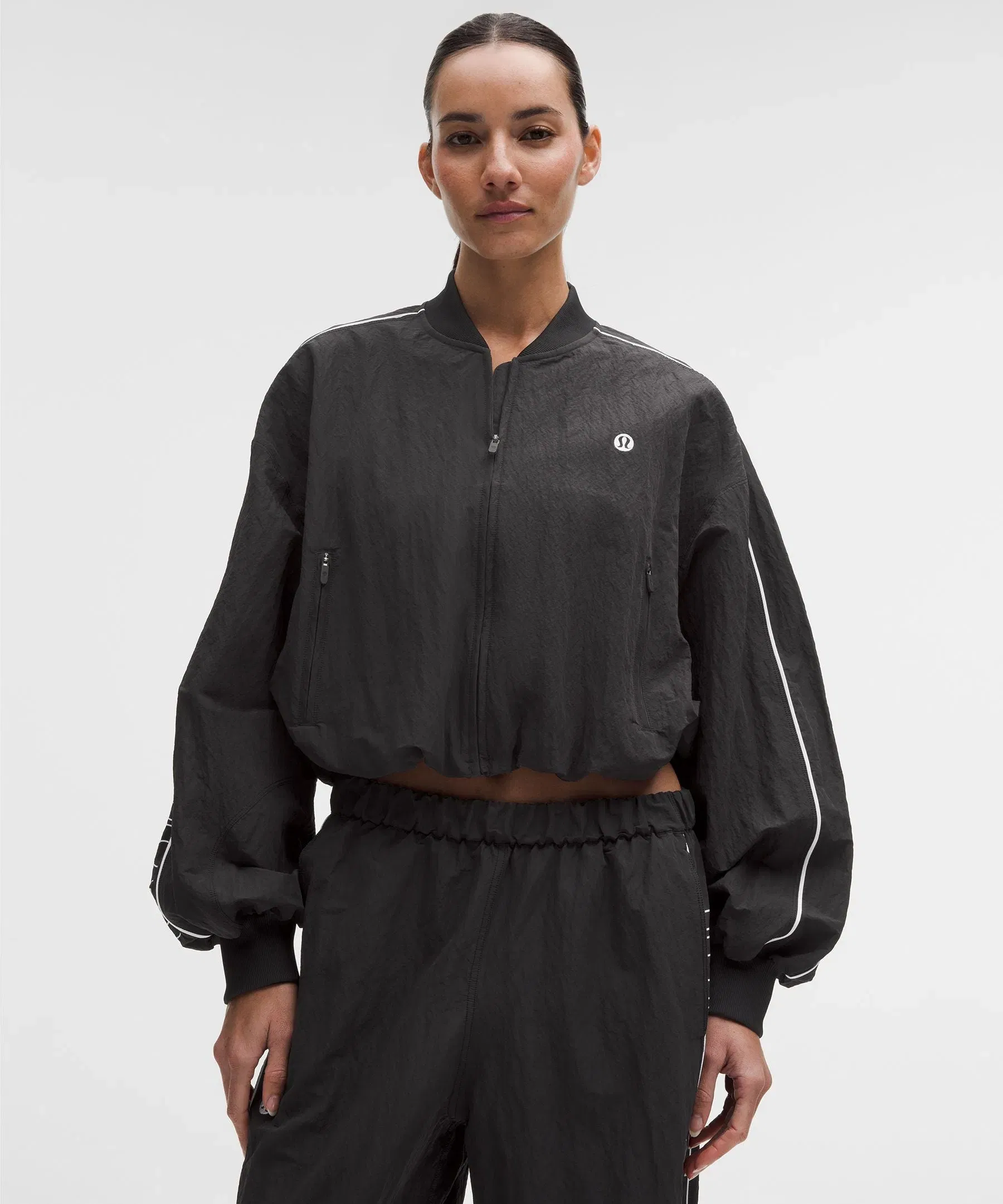 Lululemon Crinkle Nylon Track Jacket *Wordmark