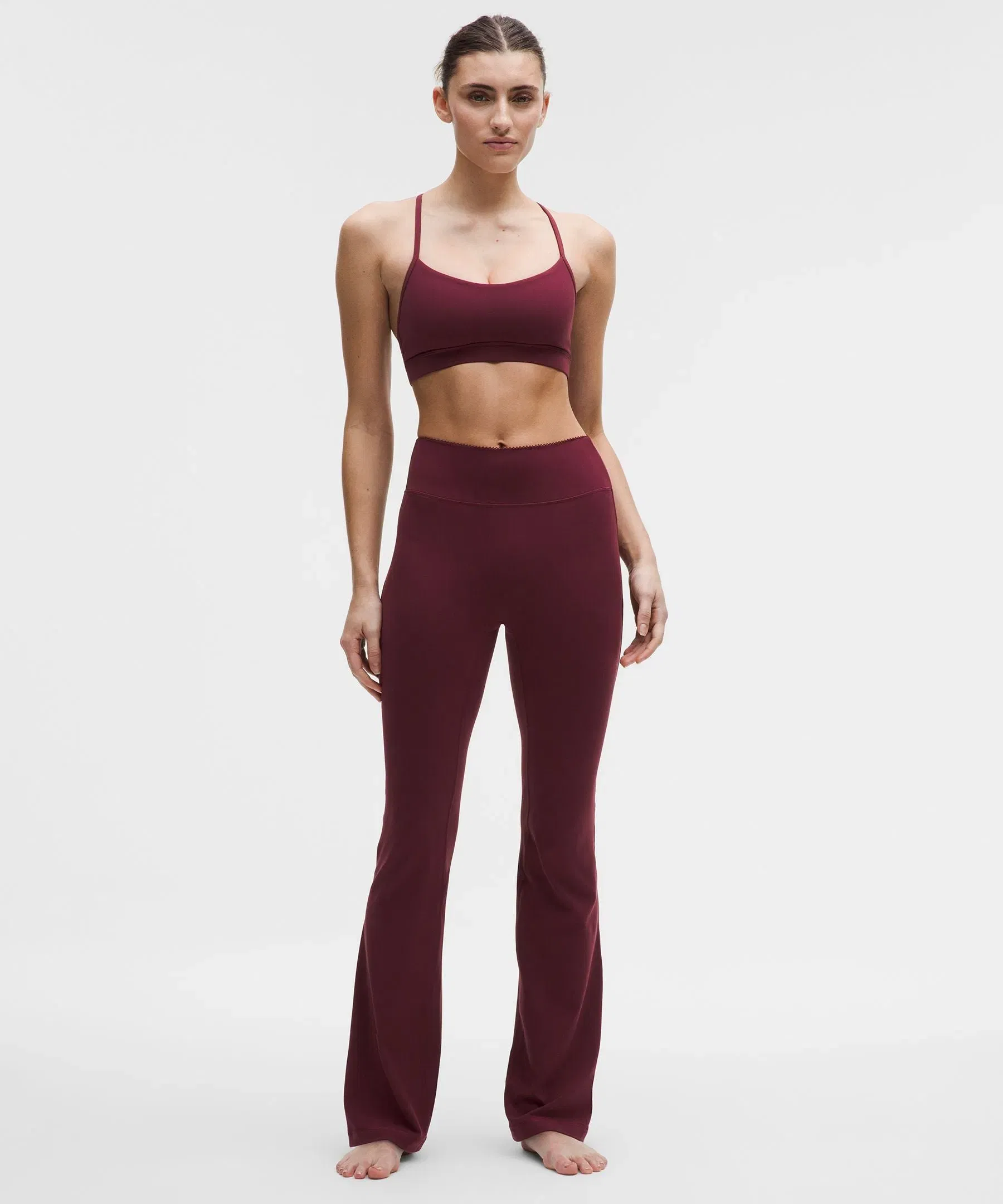 Lululemon Women's Groove No Line High - Rise Flared Pant *Heart