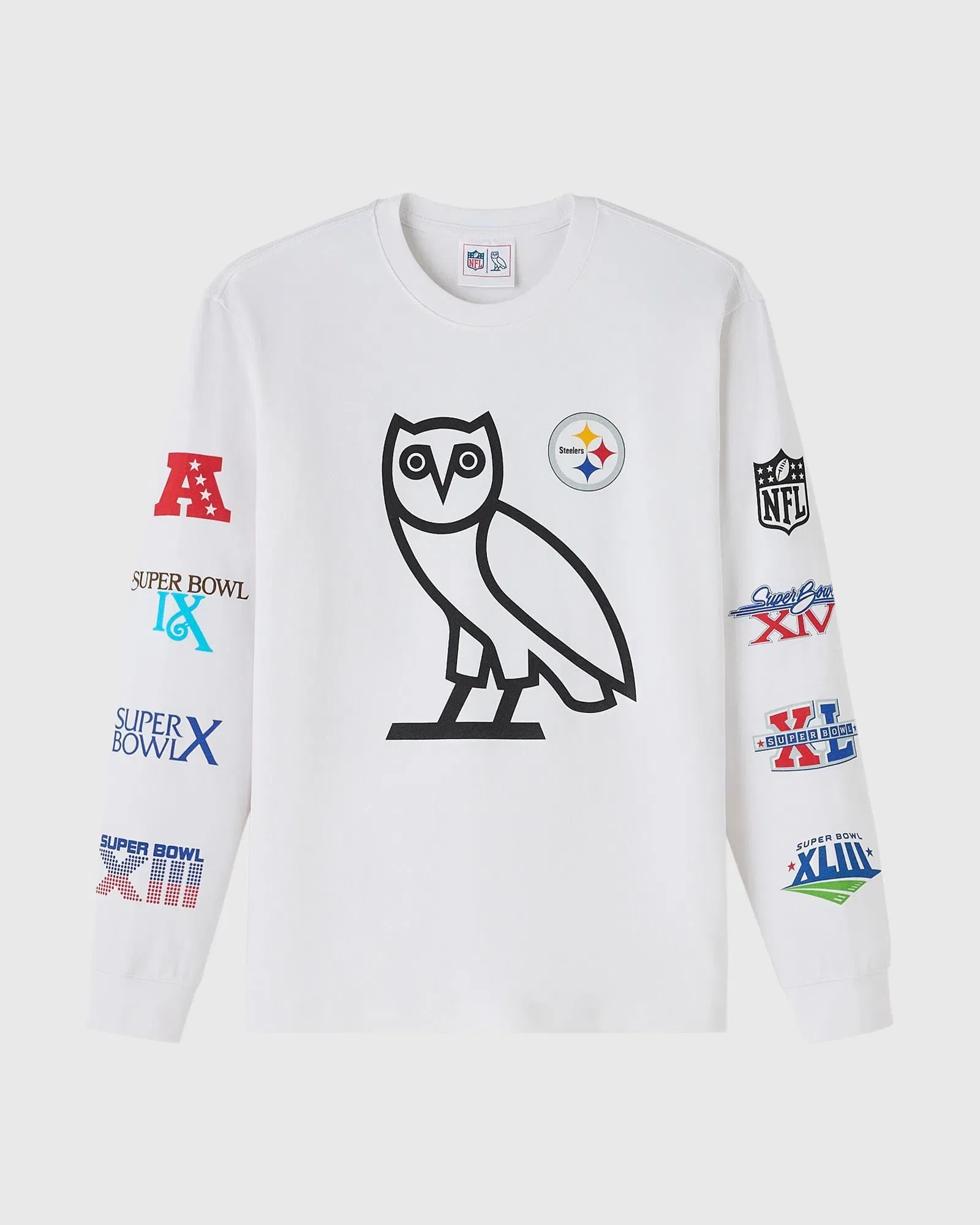 OVO Nfl Pittsburgh Steelers Long - Sleeve T-Shirt