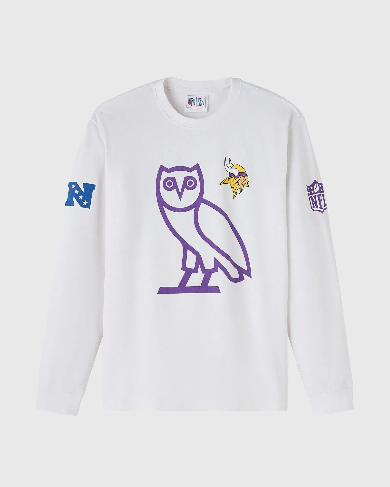 OVO Nfl Minnesota Vikings Long - Sleeve T-Shirt