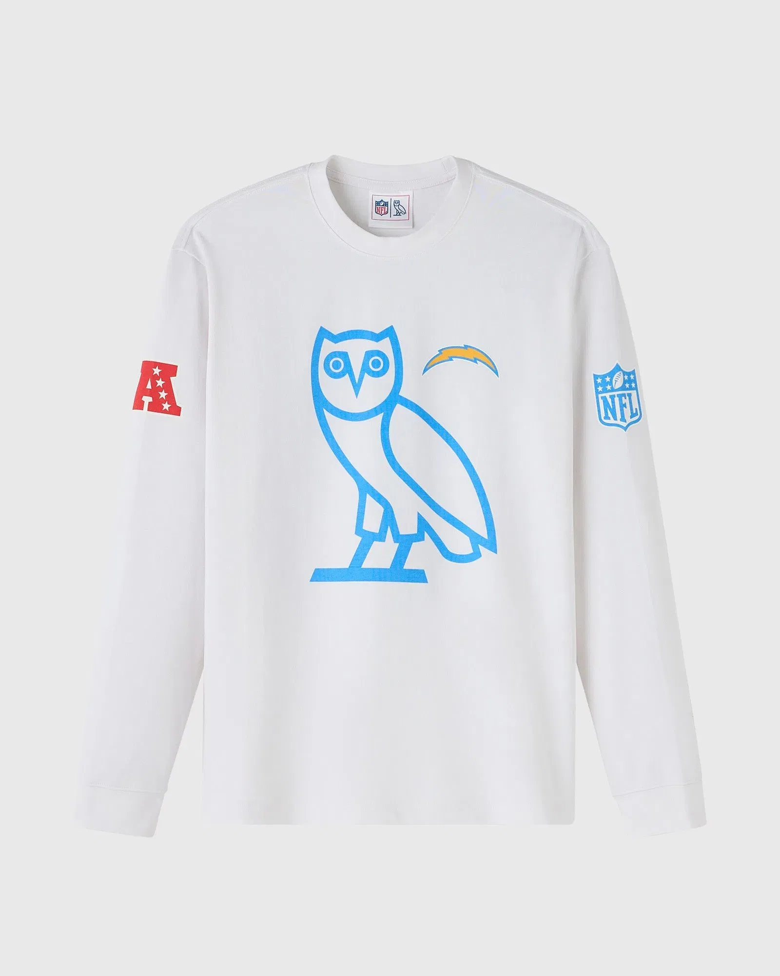 OVO Nfl Los Angeles Chargers Long - Sleeve T-Shirt