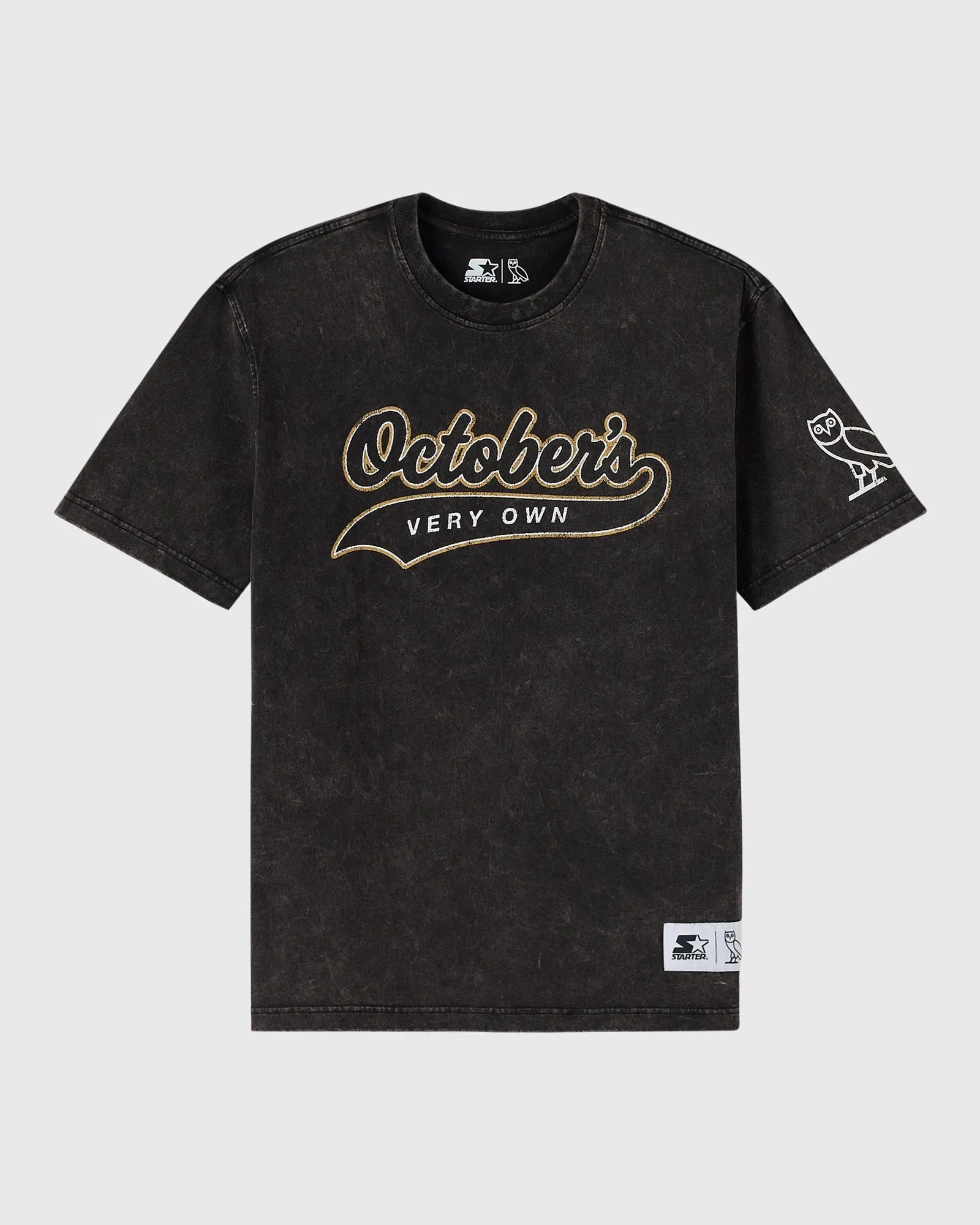 OVO Starter Team Script Vintage Wash T-Shirt