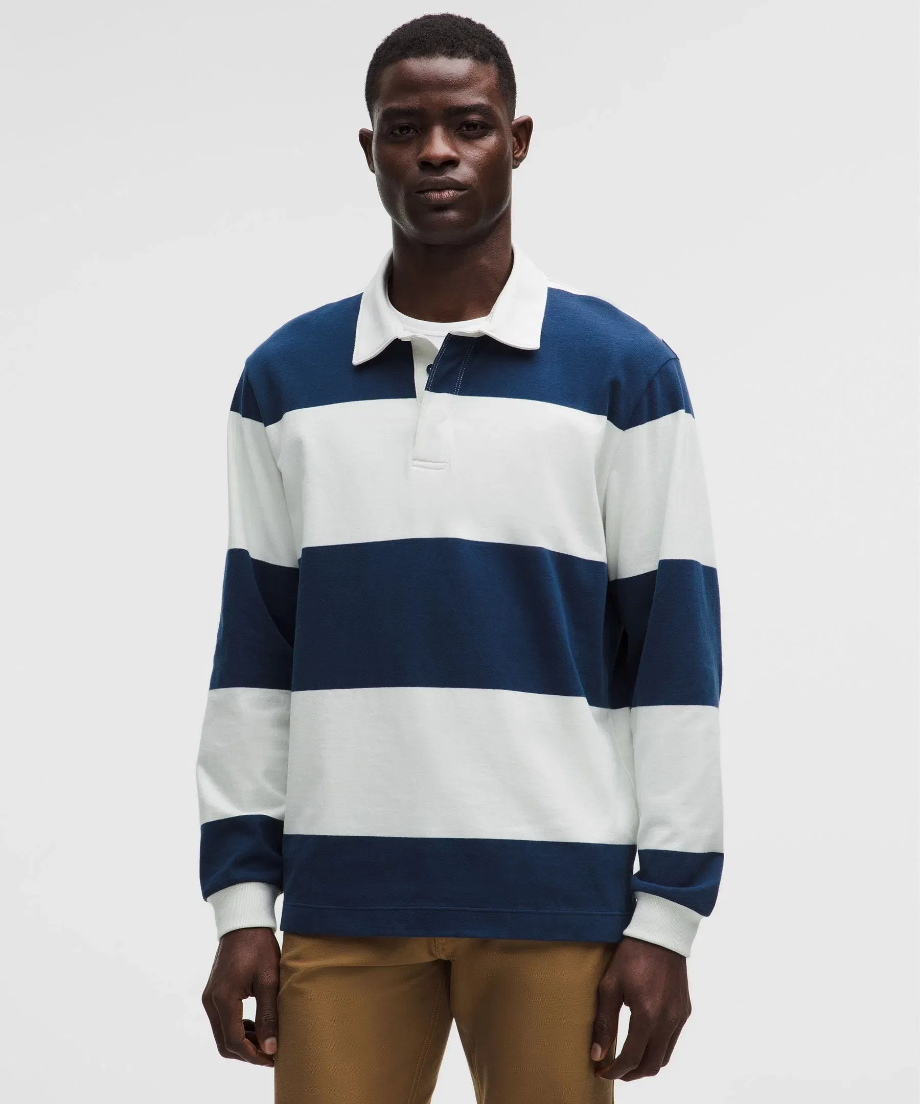 Lululemon Long - Sleeve Cotton Rugby Shirt