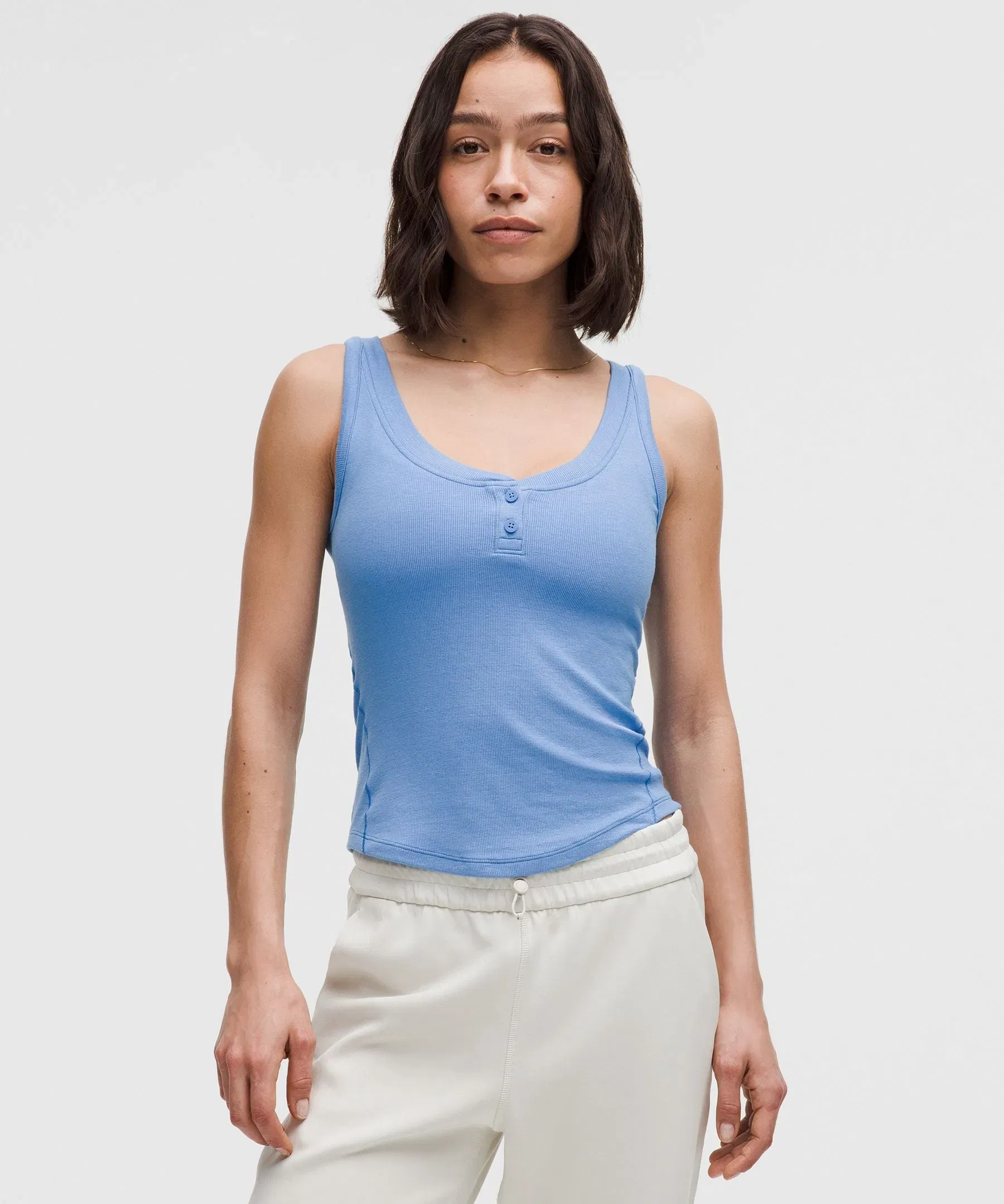 Lululemon Women's Hold Tight Henley Tank Top