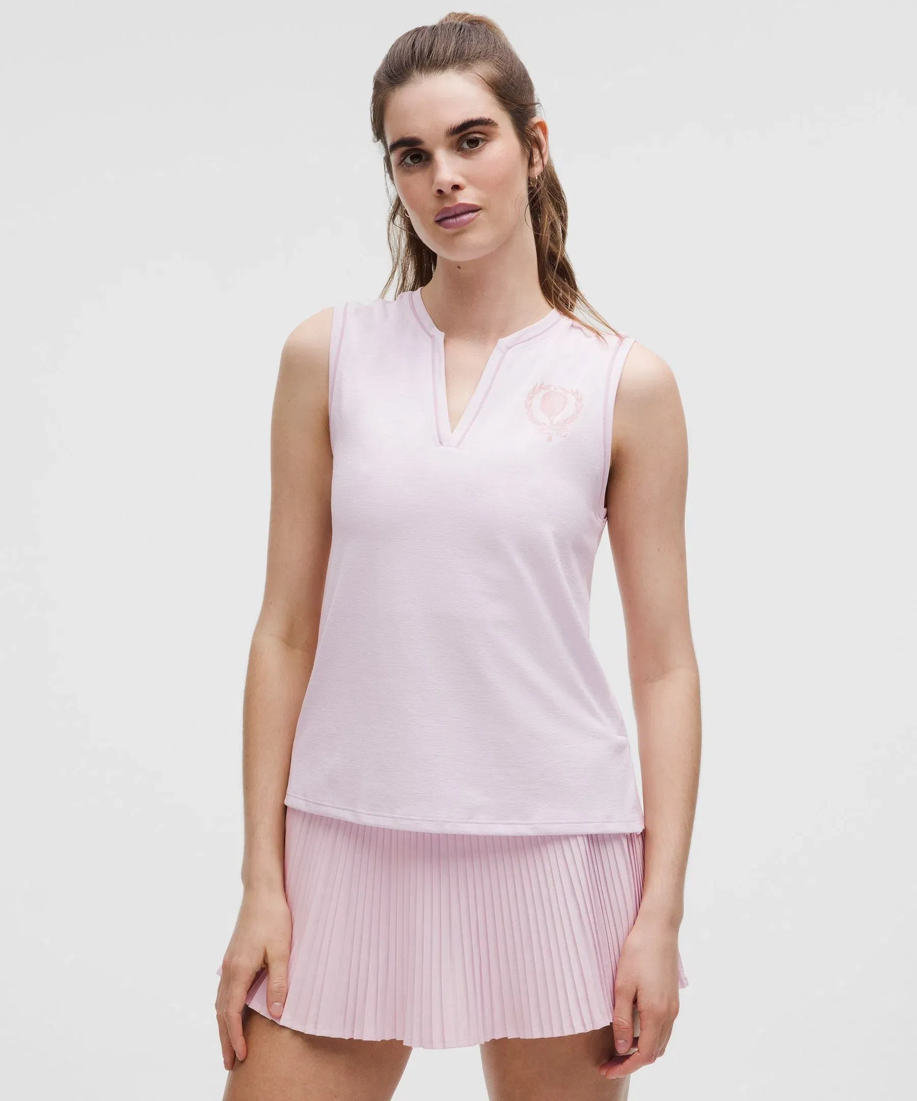 Lululemon Women's V - Neck Tennis Tank Top *Graphic