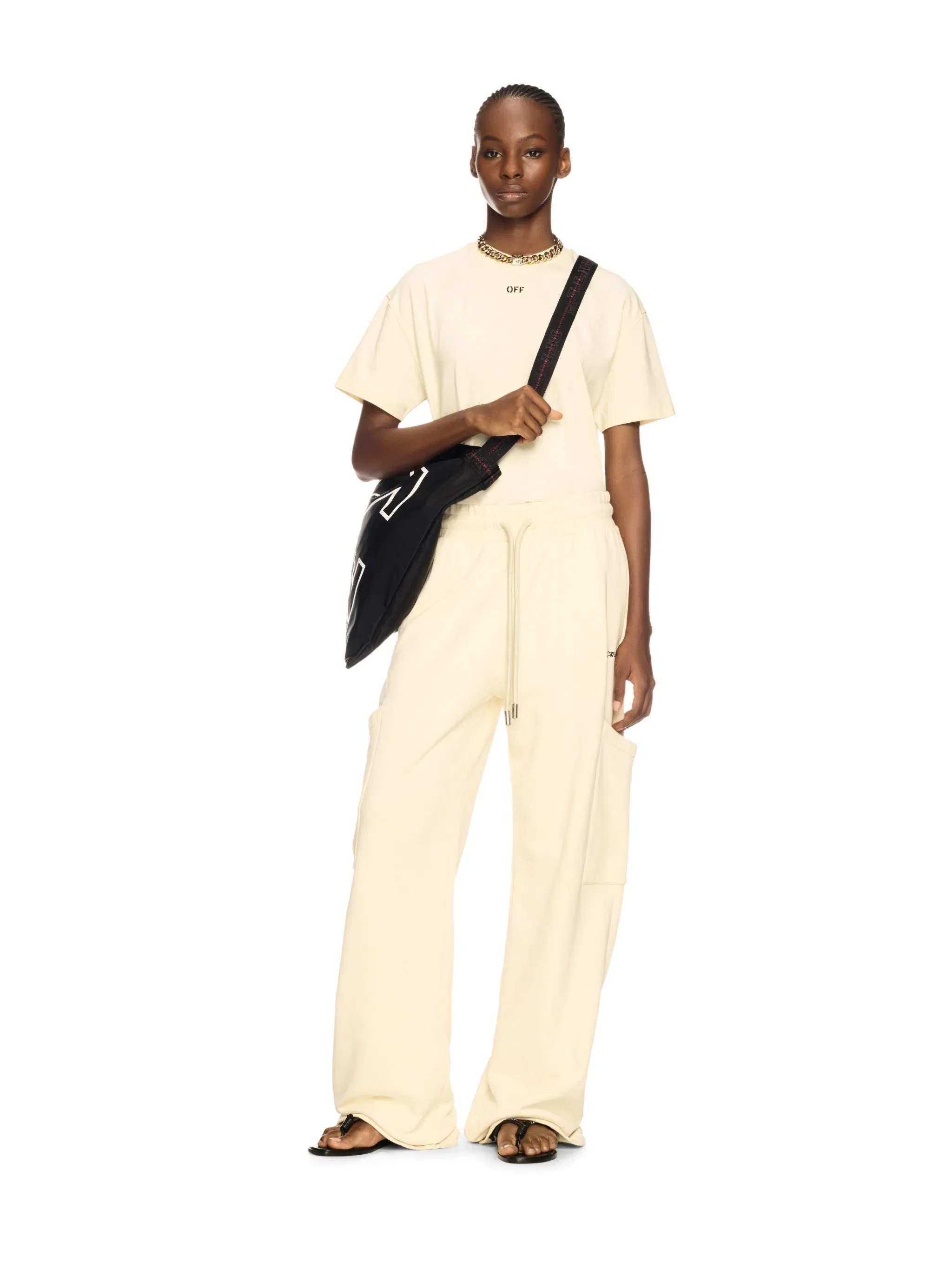 Off - White Bookish New Cargo Sweatpant Neutrals