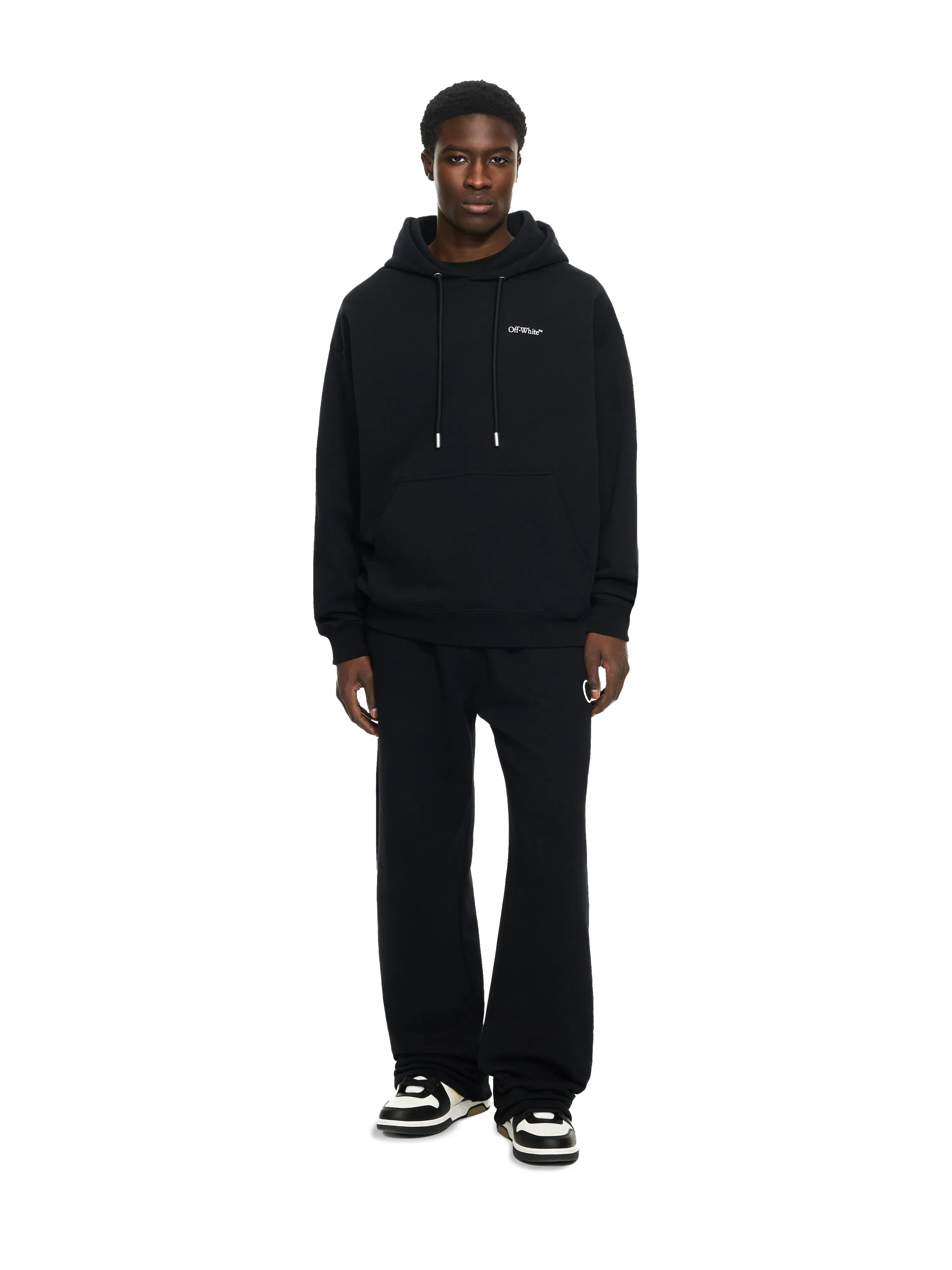 Off - White Cloud Arrow Skate Hoodie Black