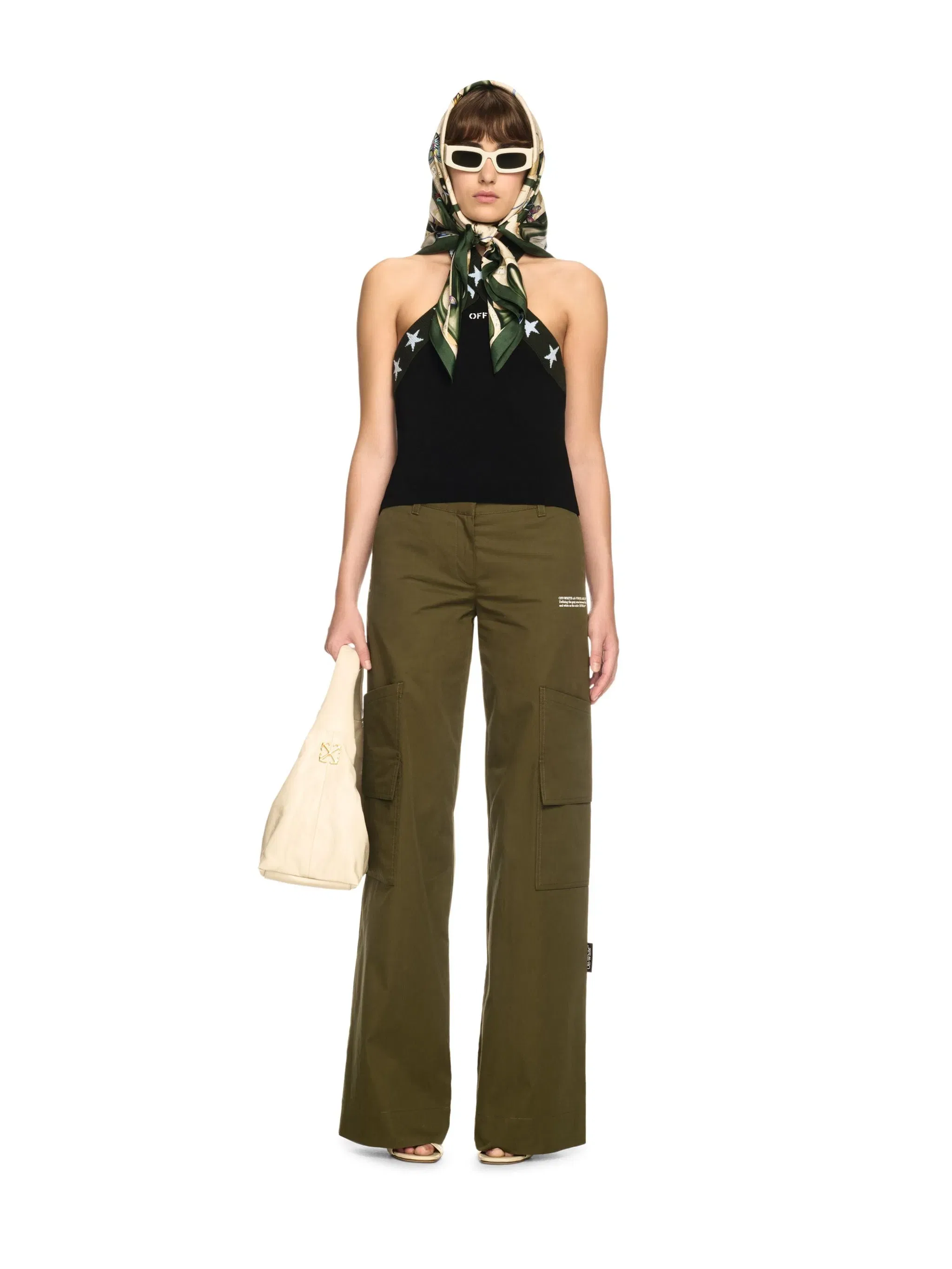 Off - White Co New Toybox Cargo Pants Green