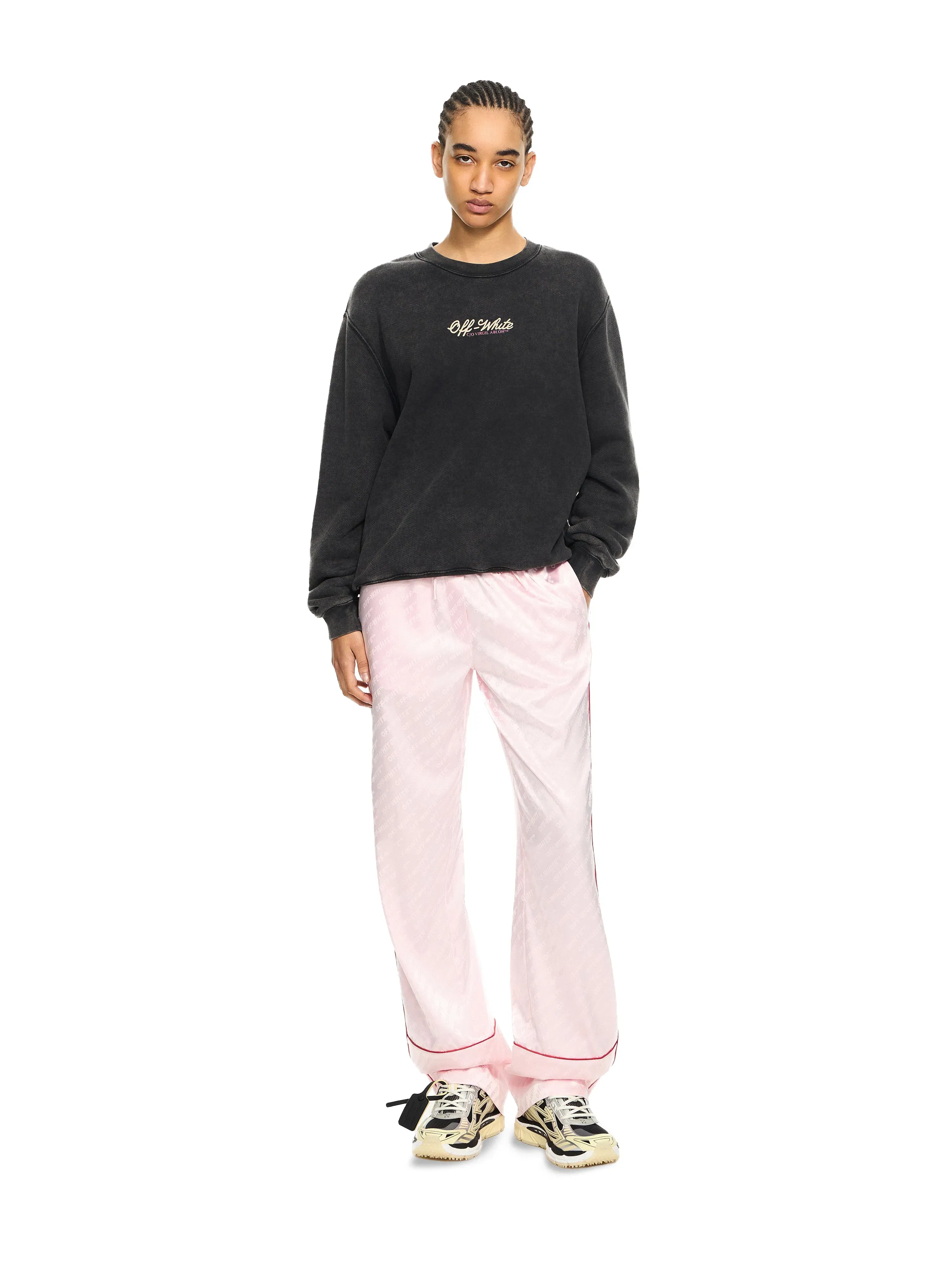 Off - White Royal Jewels Sweatshirt Black