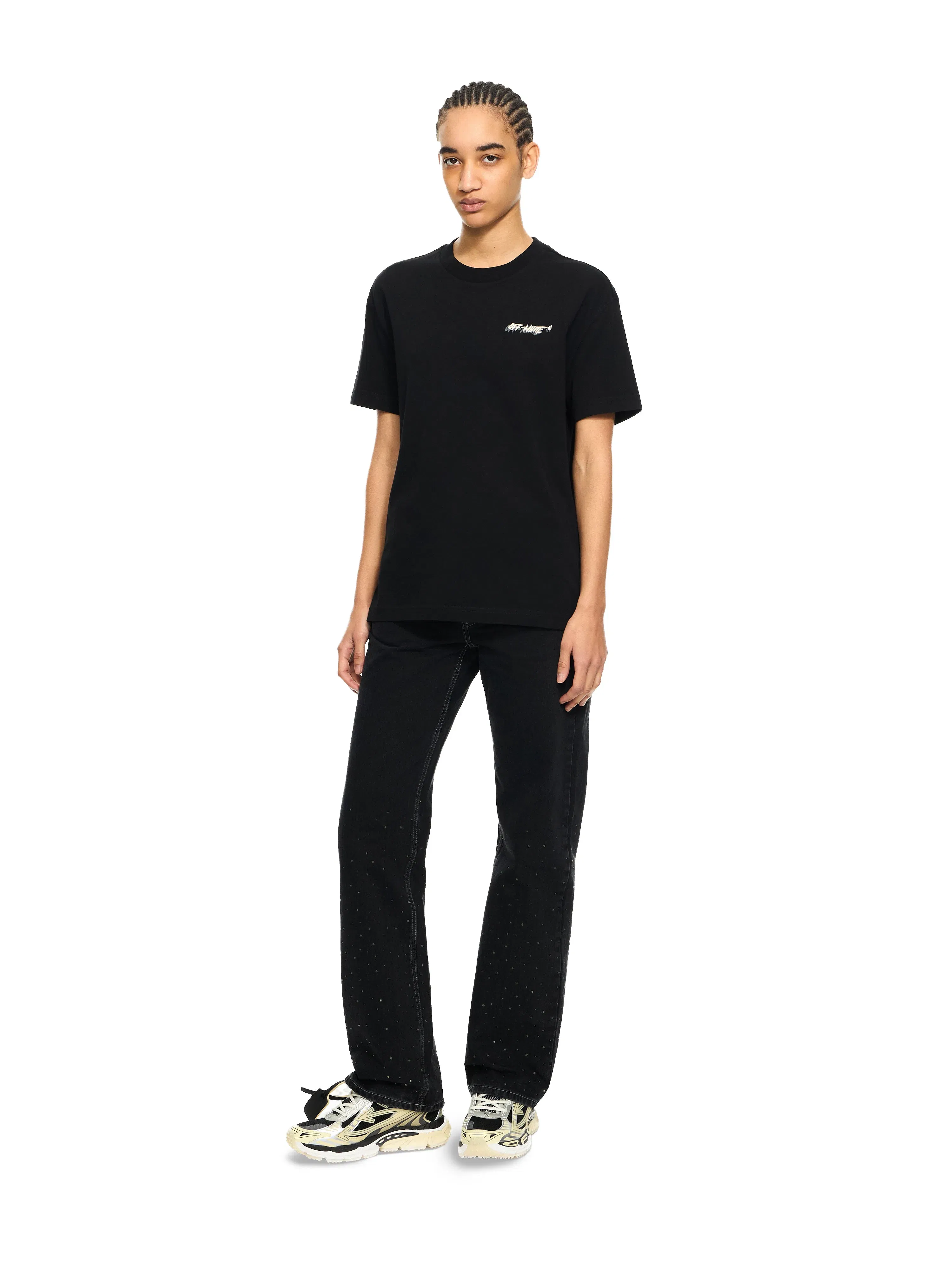 Off - White Shadow Logo T-Shirt Black