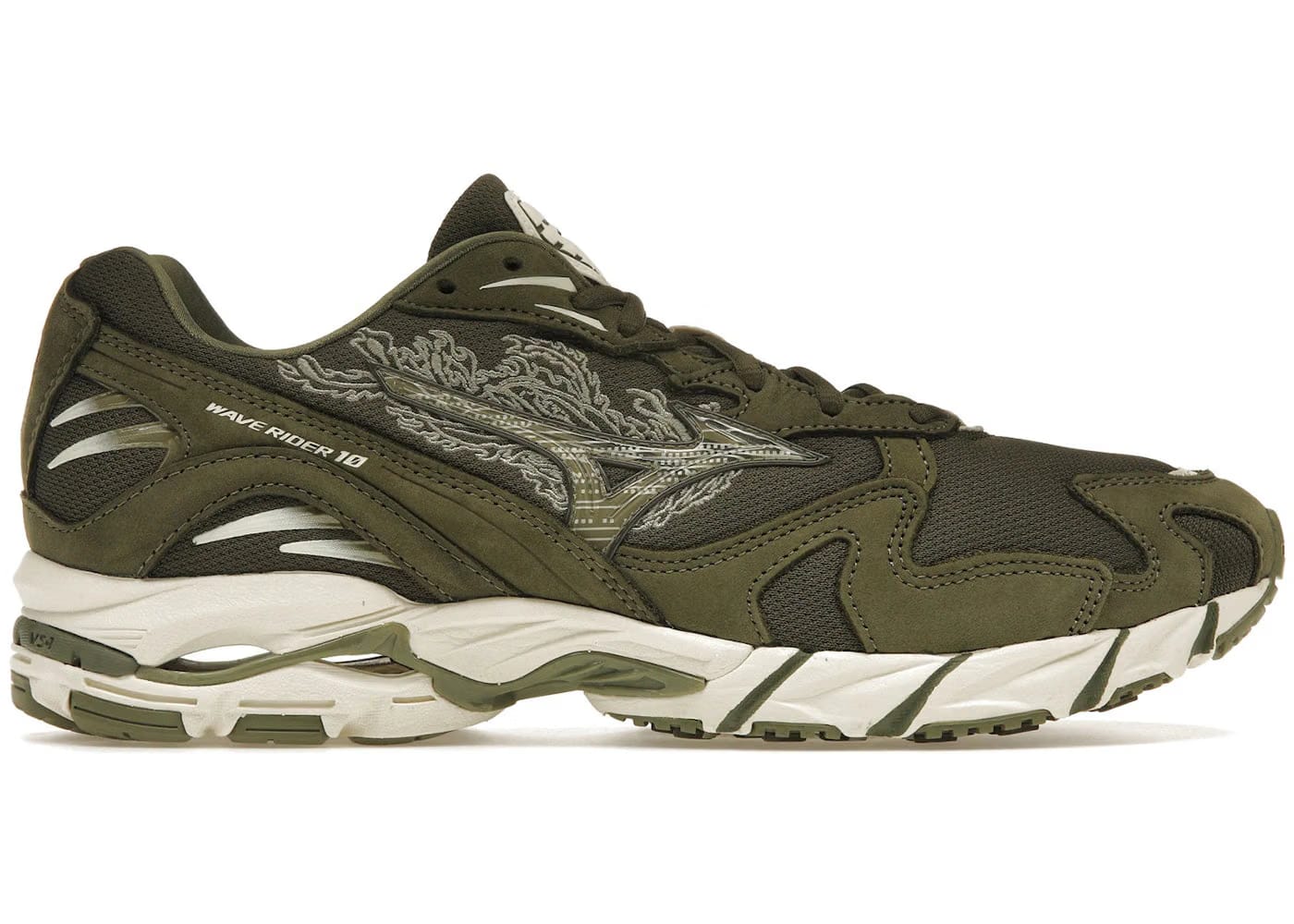 Mizuno Wave Rider 10 97 Maharishi Fire Phoenix