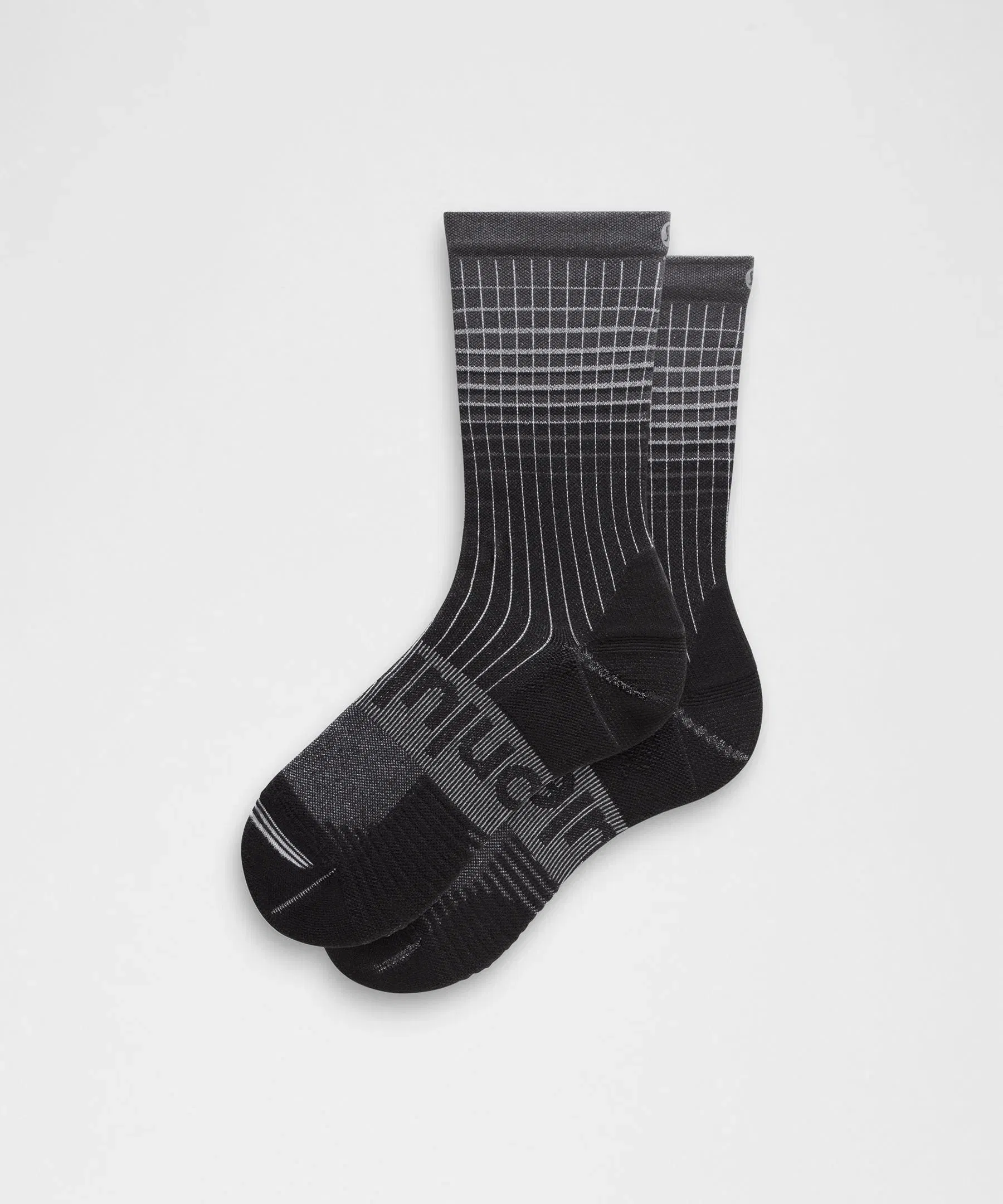 Lululemon Unisex Power Stride Crew Socks *Reflective Grid