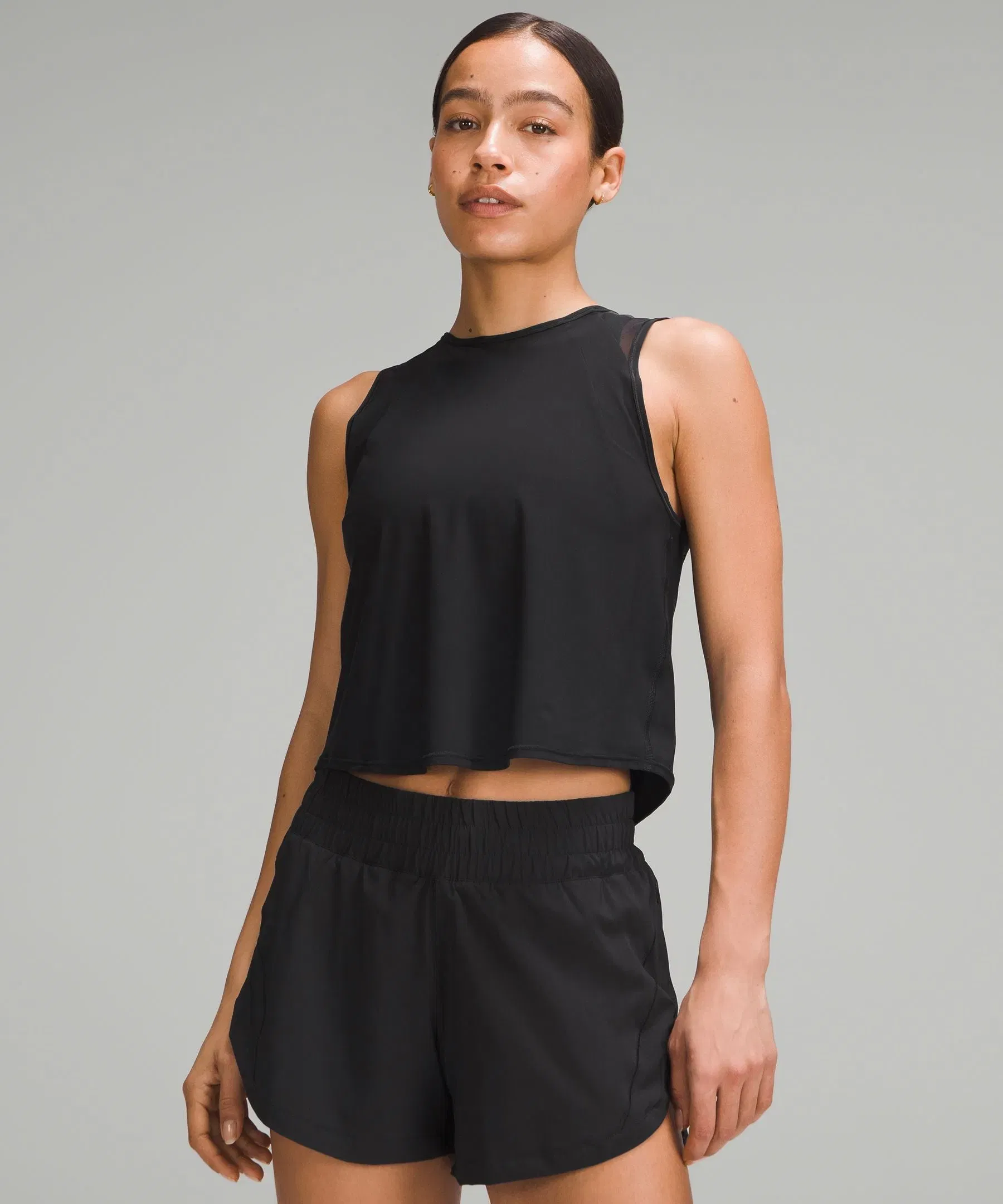 Lululemon Women's Sculpt Cropped Tank Top *Pleated