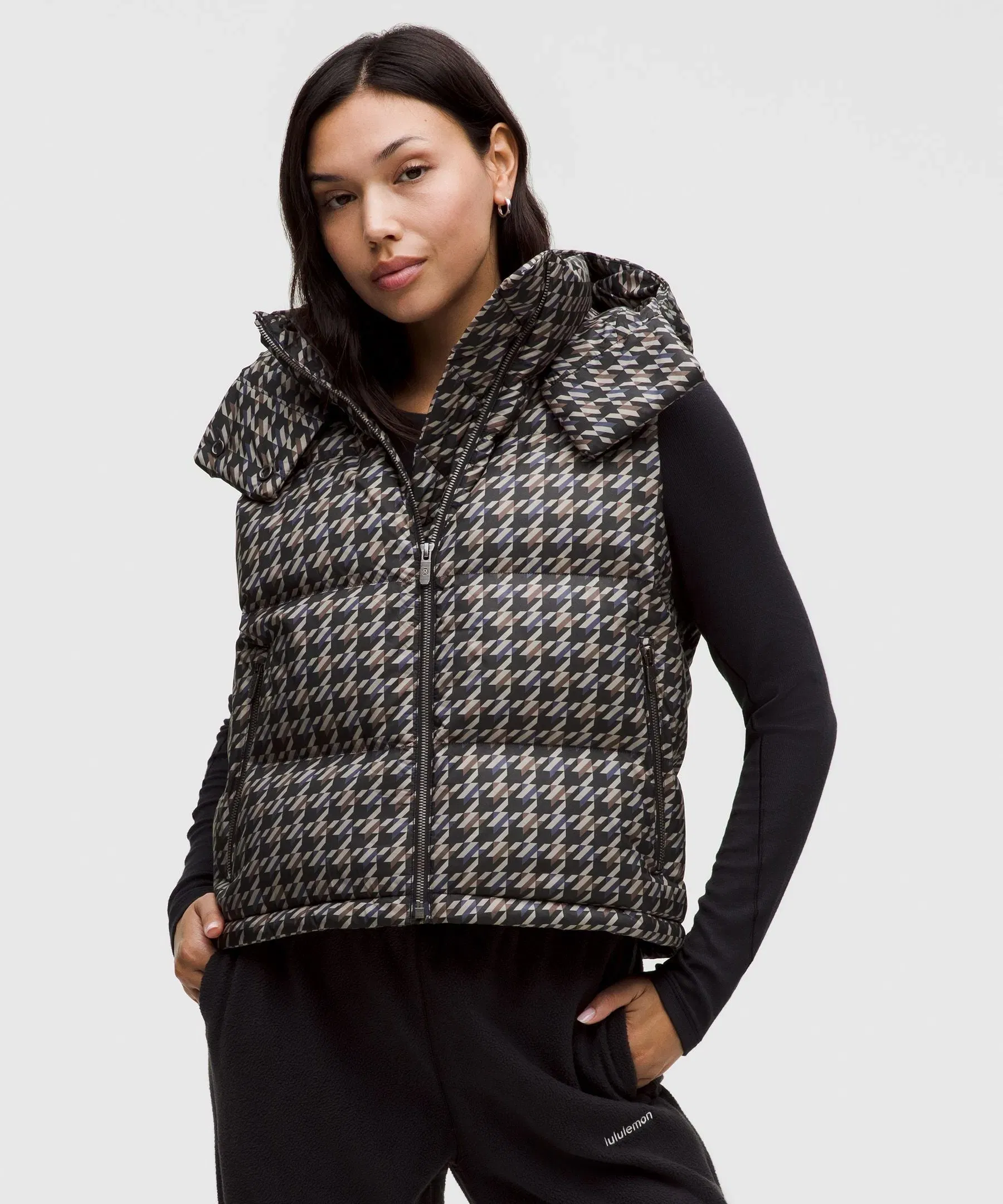 Lululemon Wunder Puff 600 - Down - Fill Cropped Vest *Graphic