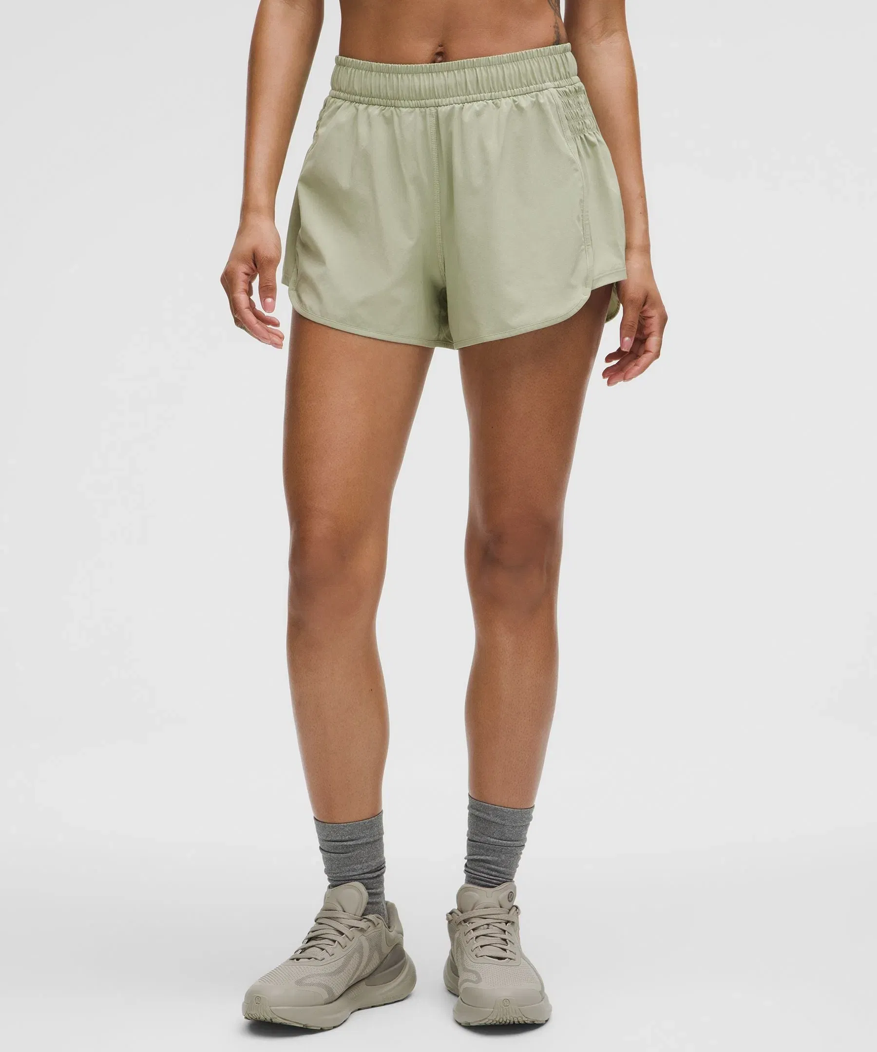 Lululemon Women's Ruched - Side High - Rise Short 3"