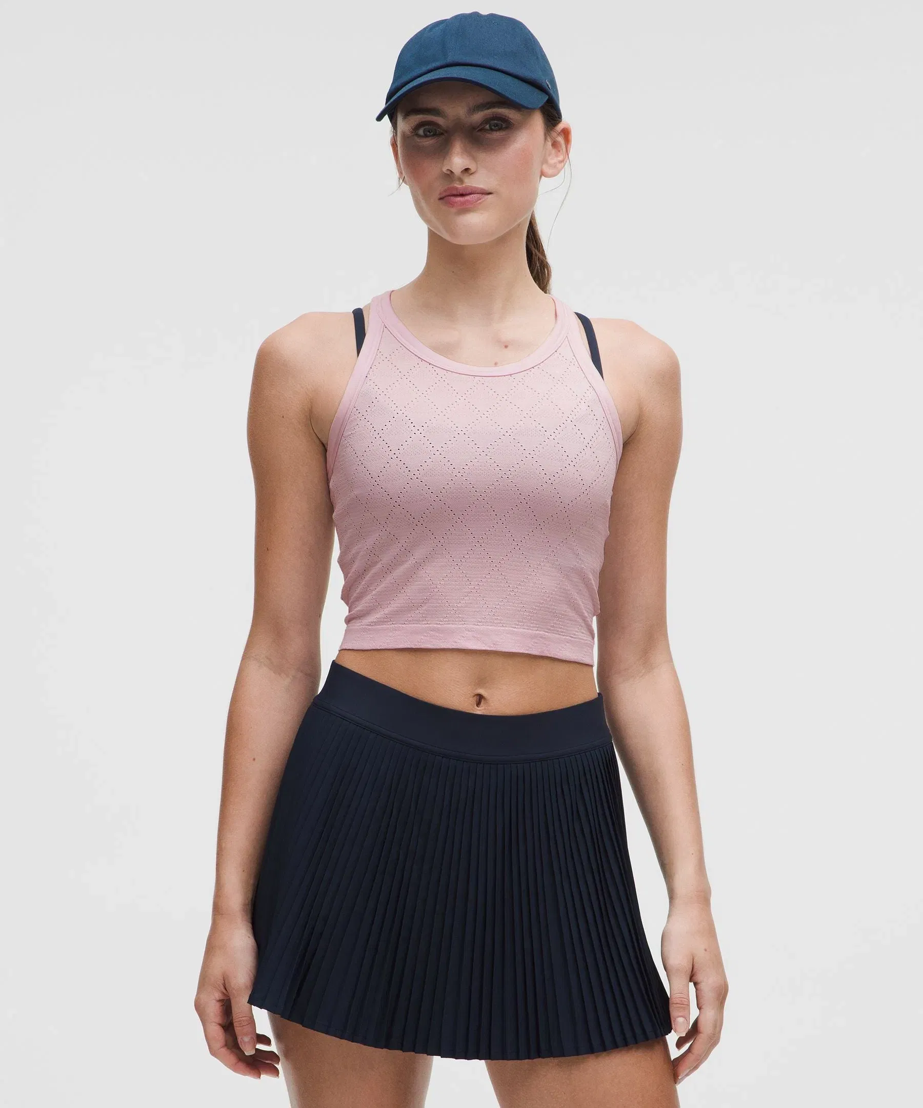 Lululemon Women's Swiftly Tech Cropped Round - Neck Tank Top 2.0