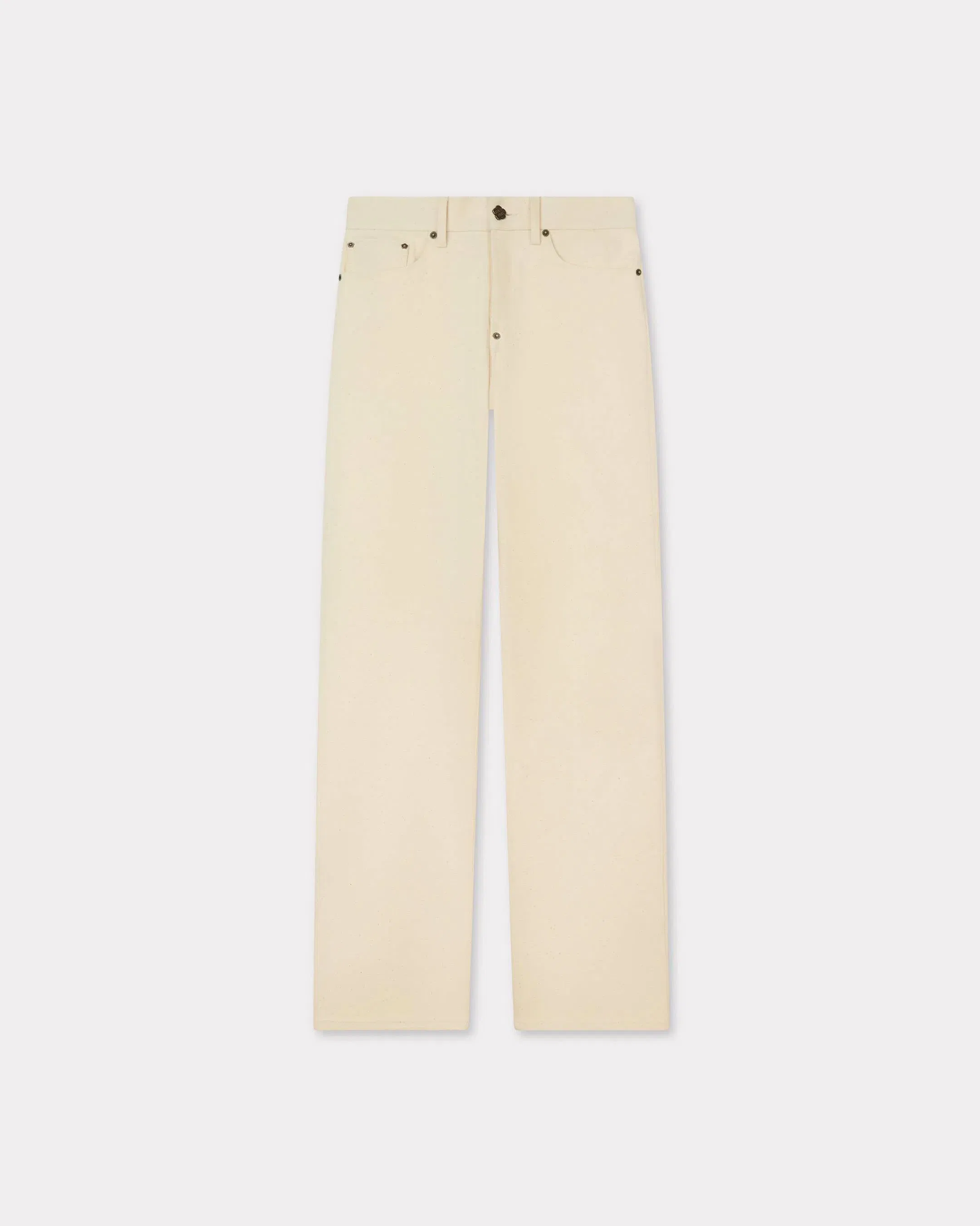 Kenzo Lowwaist Jeans In Japanese Denim White Women's