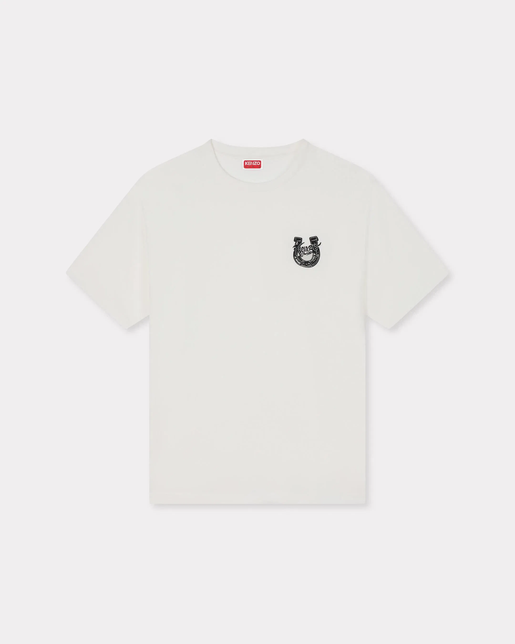Kenzo Lunar New Year Embroidered T-Shirt In Cotton White