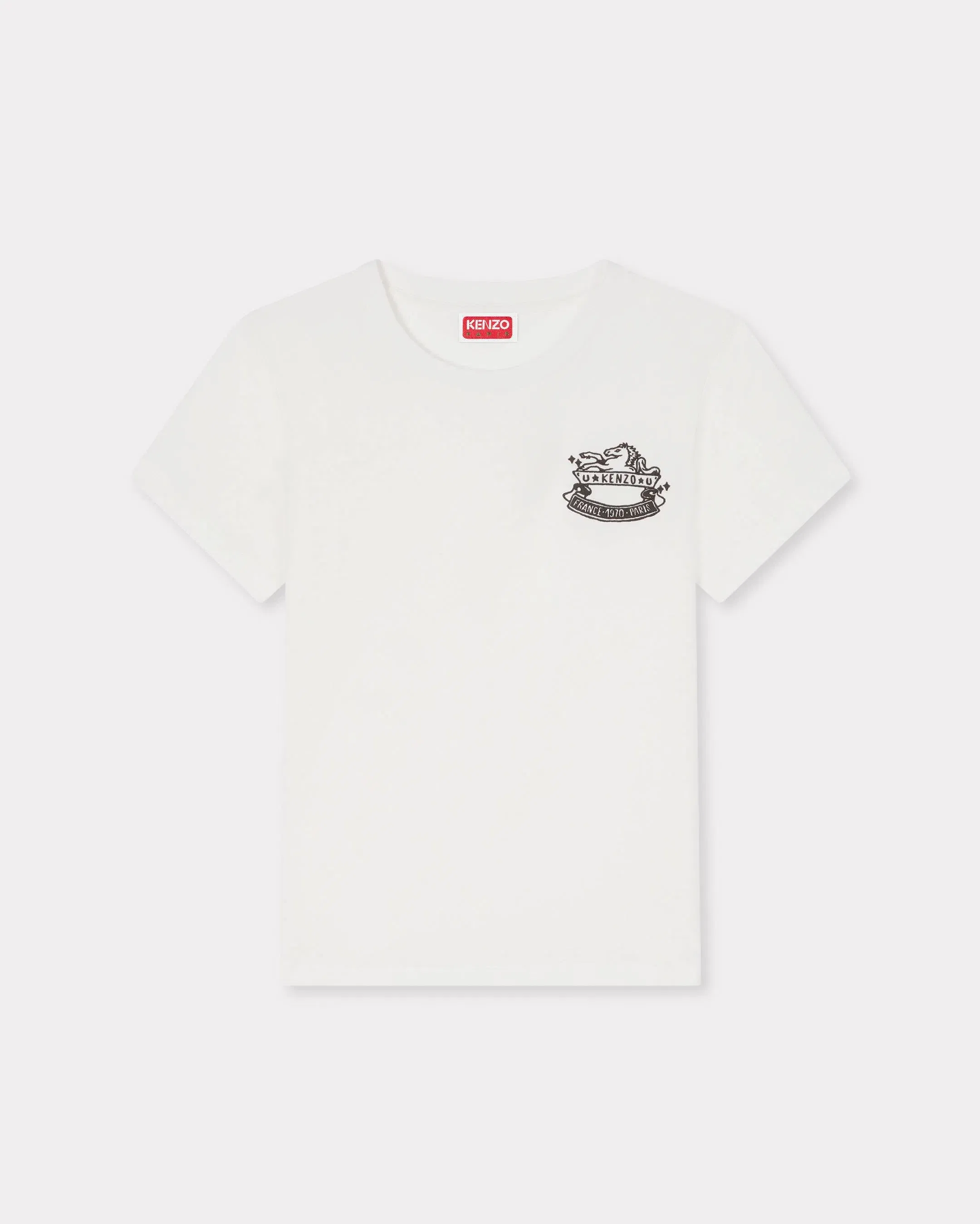 Kenzo Lunar New Year Embroidered T-Shirt In Cotton White Women's