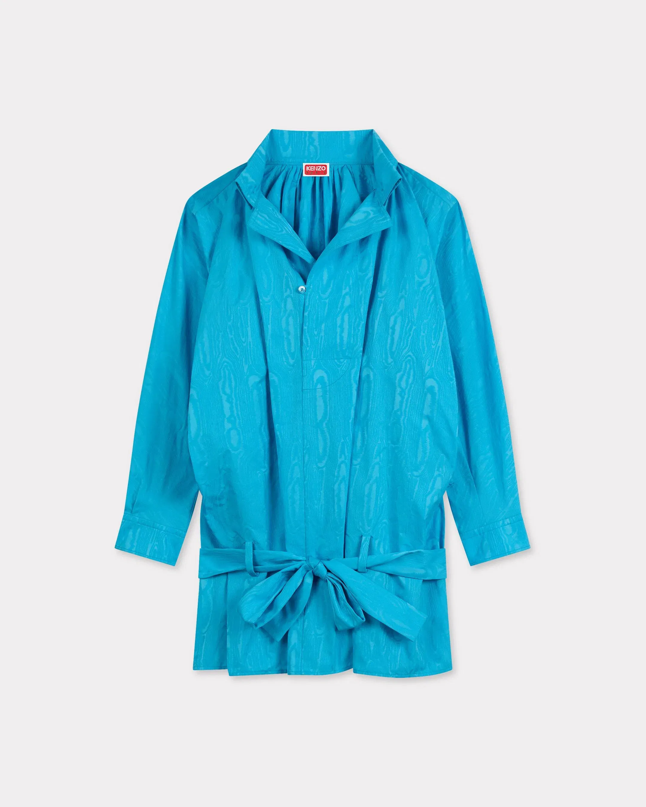 Kenzo Oversized Blouse Dress Blue Women's