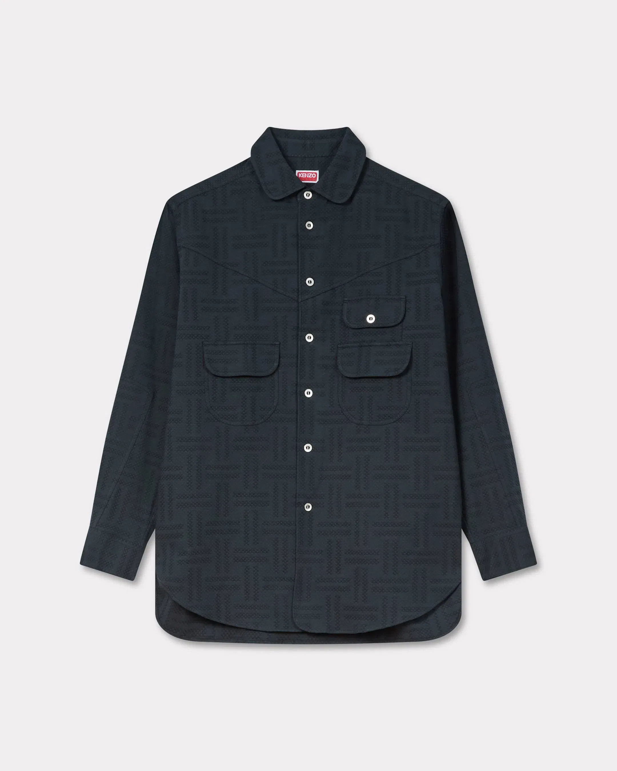 Kenzo Weave Workwear Overshirt Black