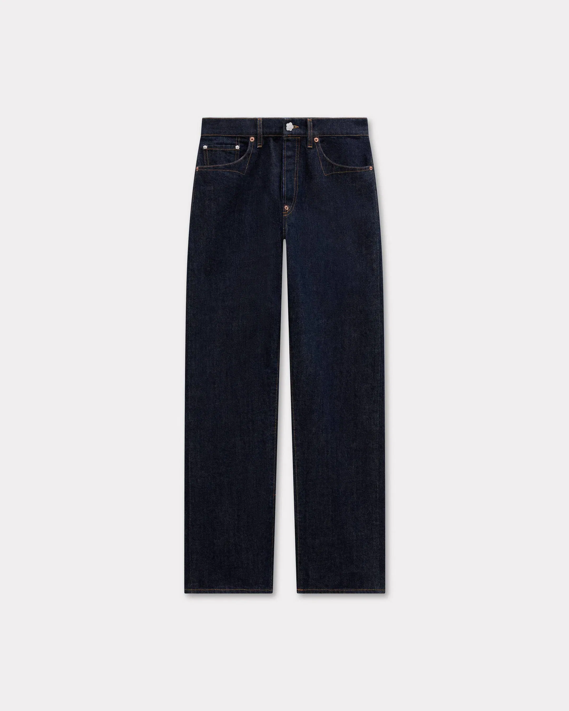 Kenzo Winter Holidays Boyfriend Jeans In Japanese Denim Blue Women's