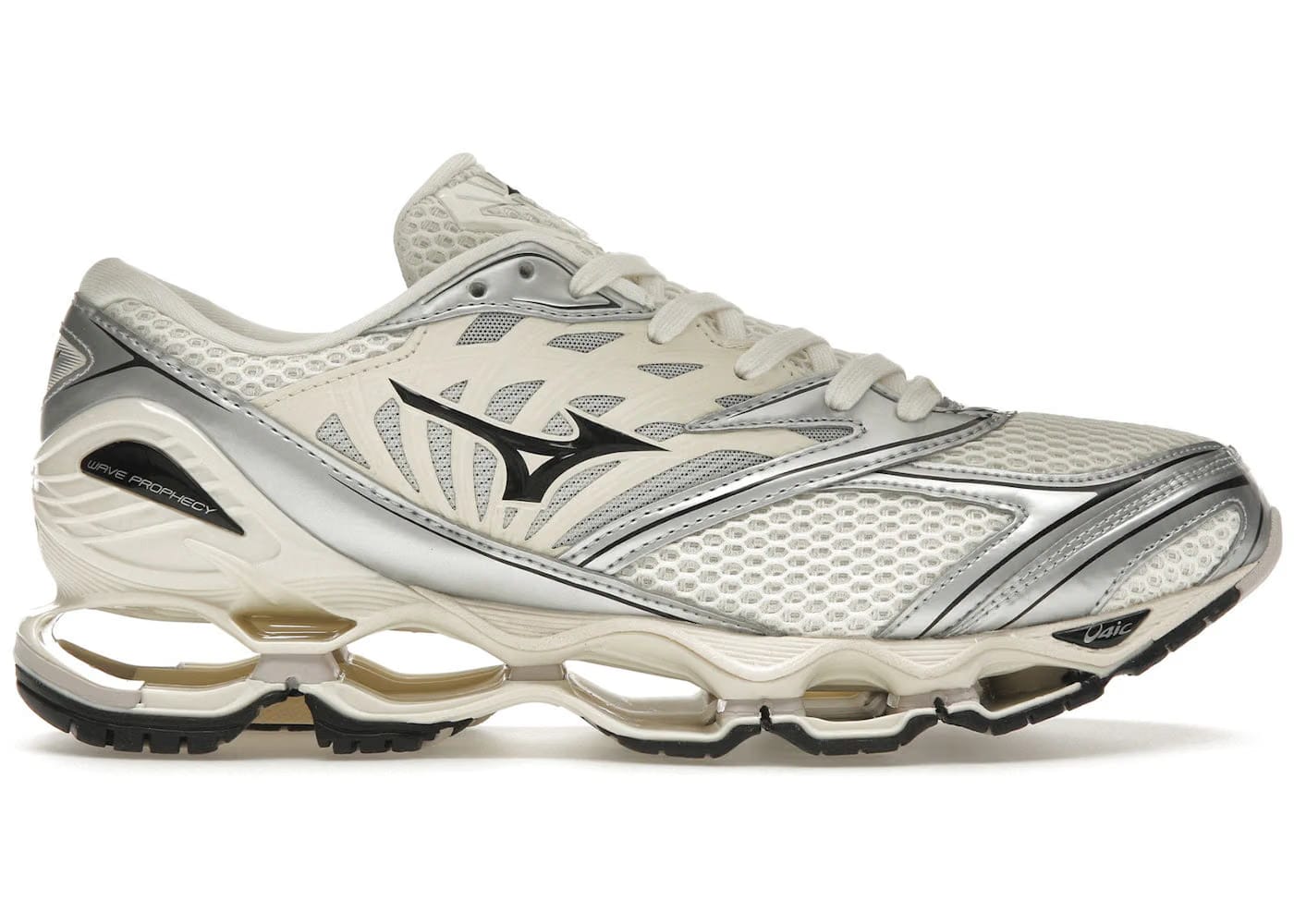 Mizuno Wave Prophecy Ls Pristine Black Silver