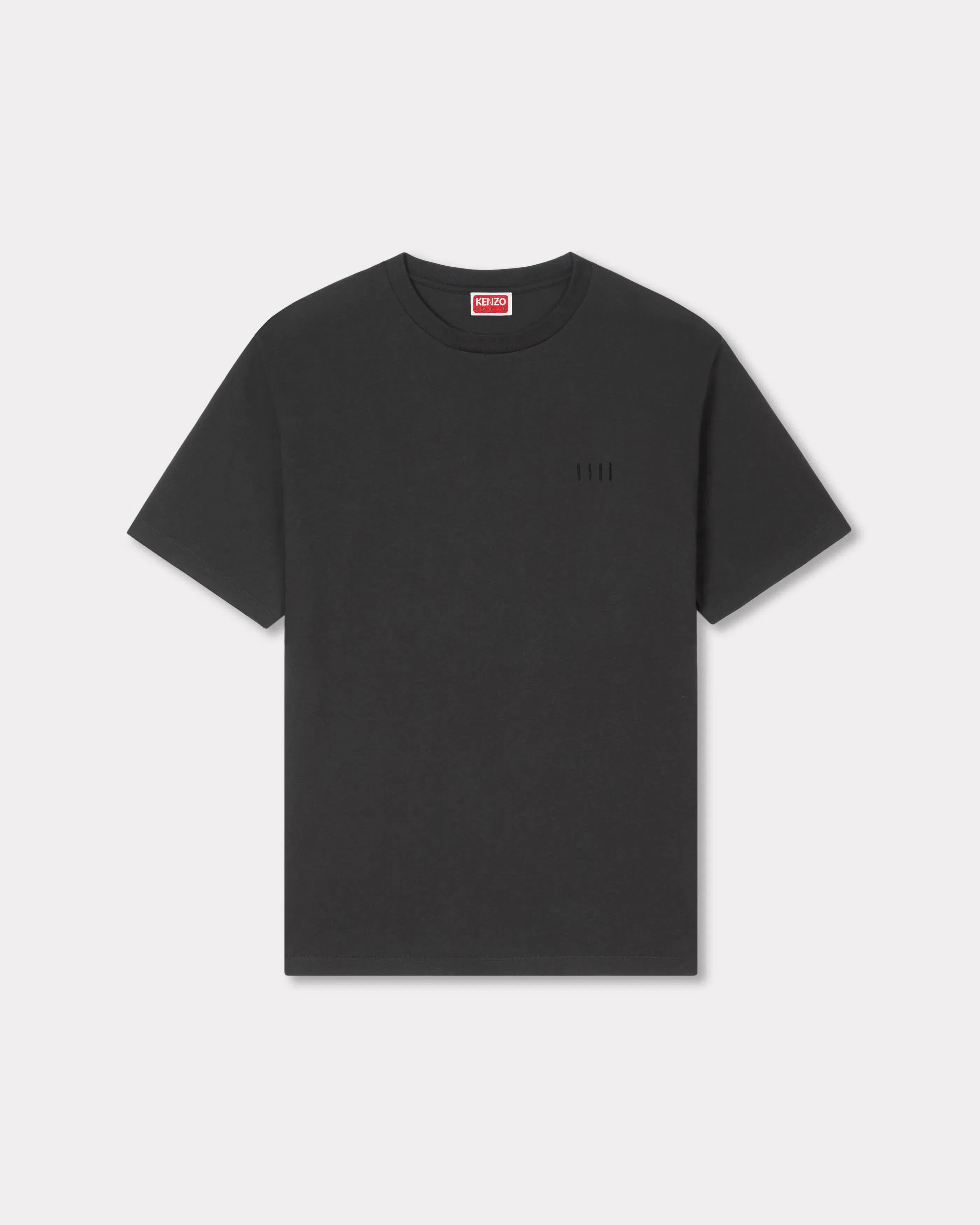 Kenzo Boke Flower 20 Embroidered Oversized T-Shirt In Cotton Black