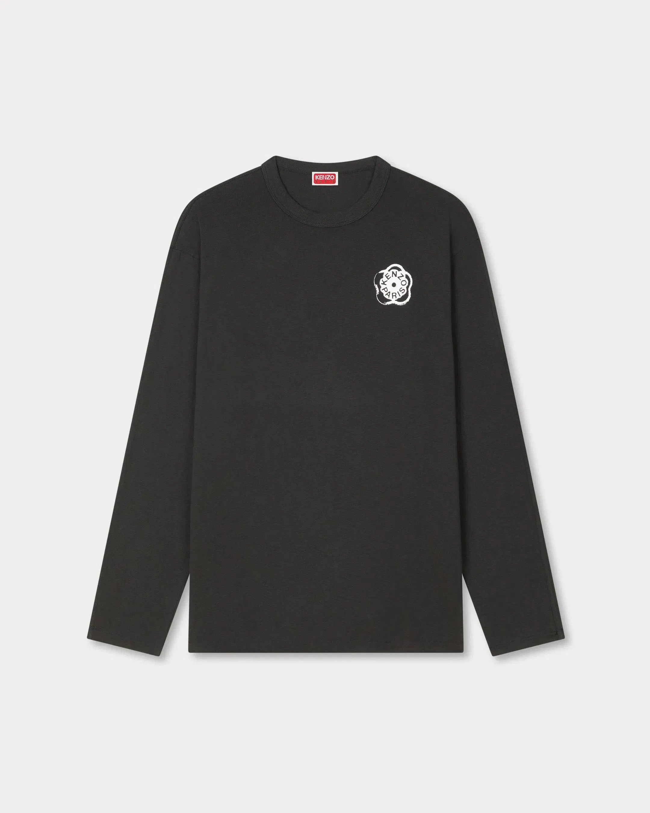 Kenzo Boke Flower 20 Long Sleeve T-Shirt In Cotton Black