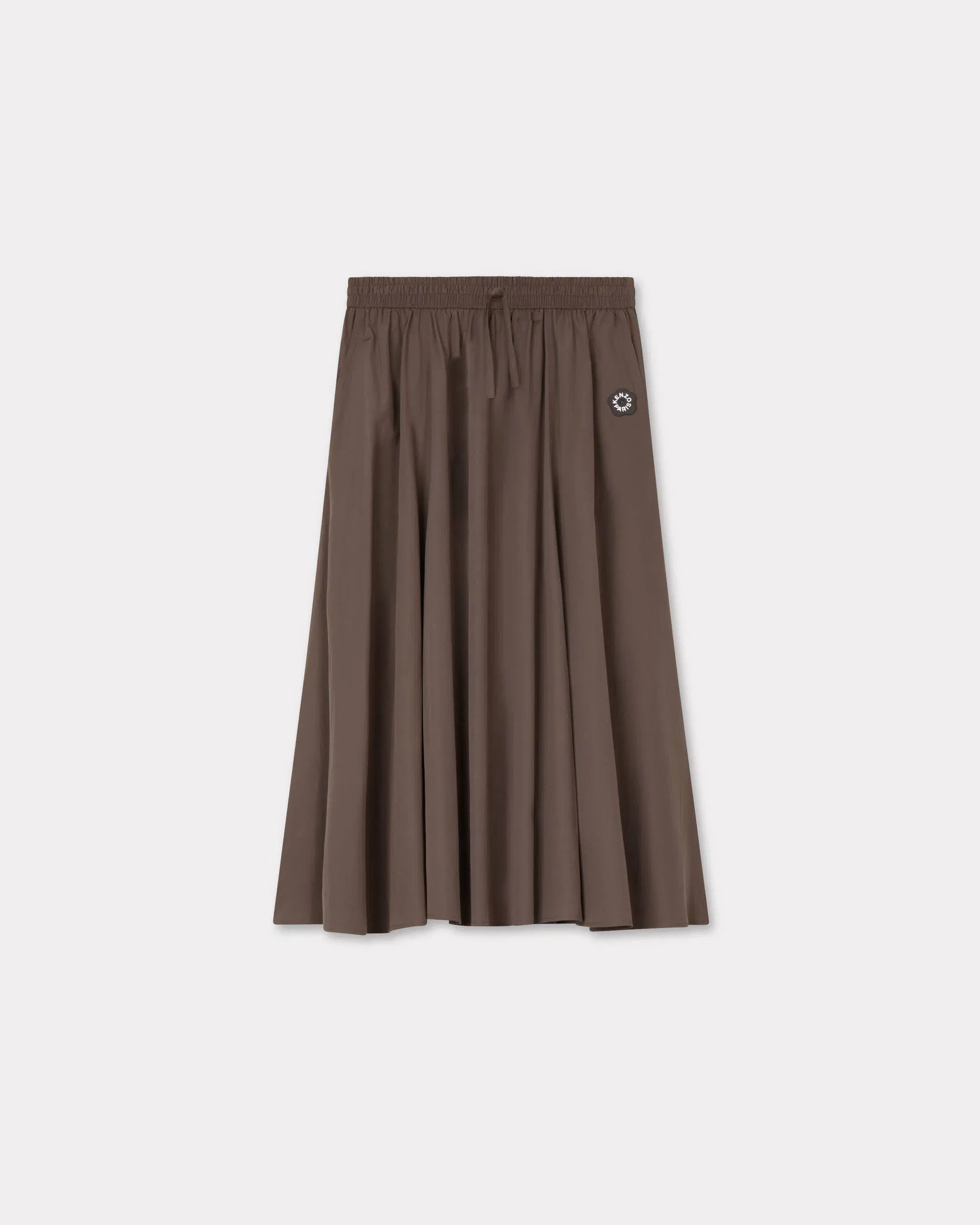 Kenzo Boke Flower 20 Midi Skirt Taupe Women's