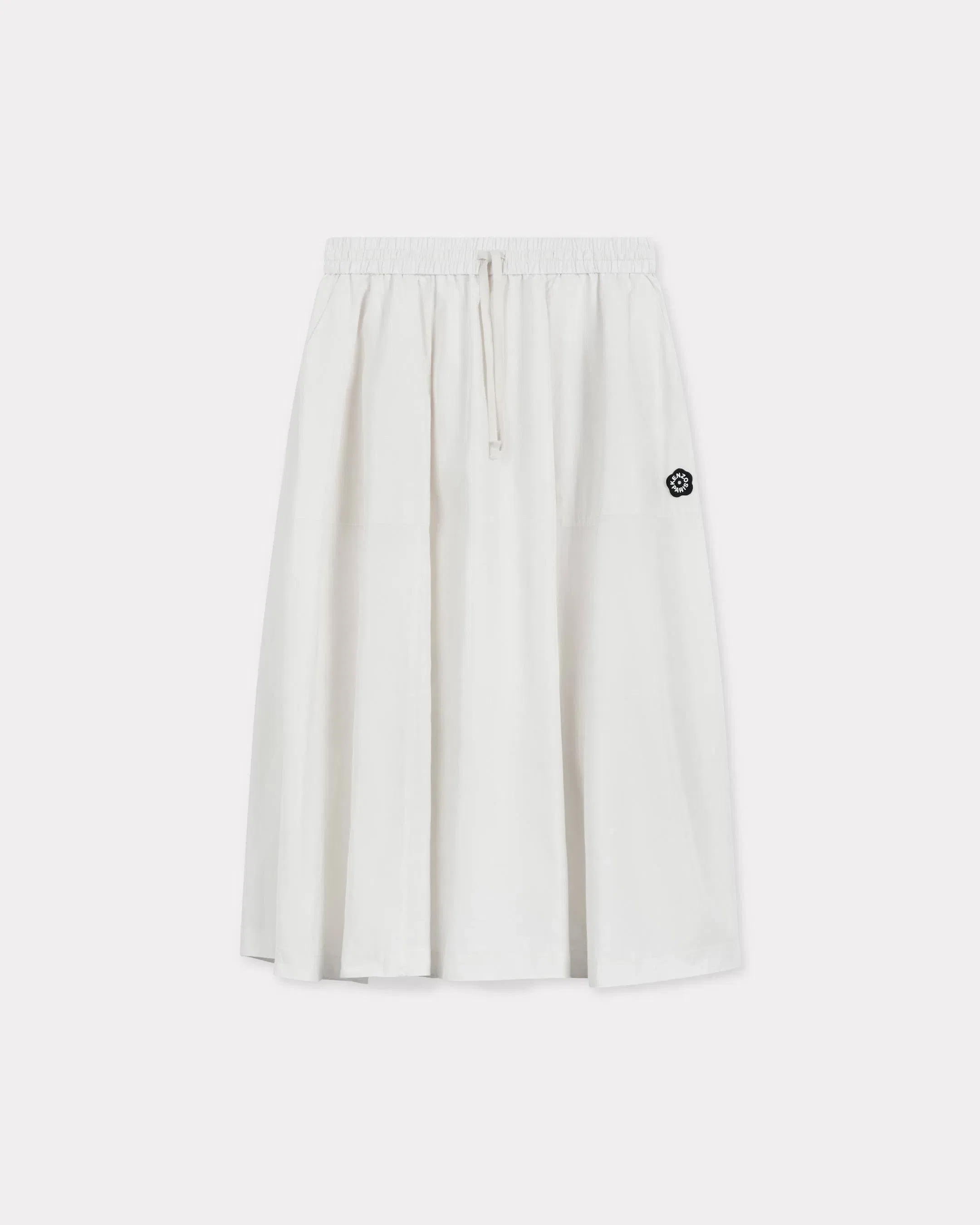Kenzo Boke Flower 20 Midi Skirt White Women's
