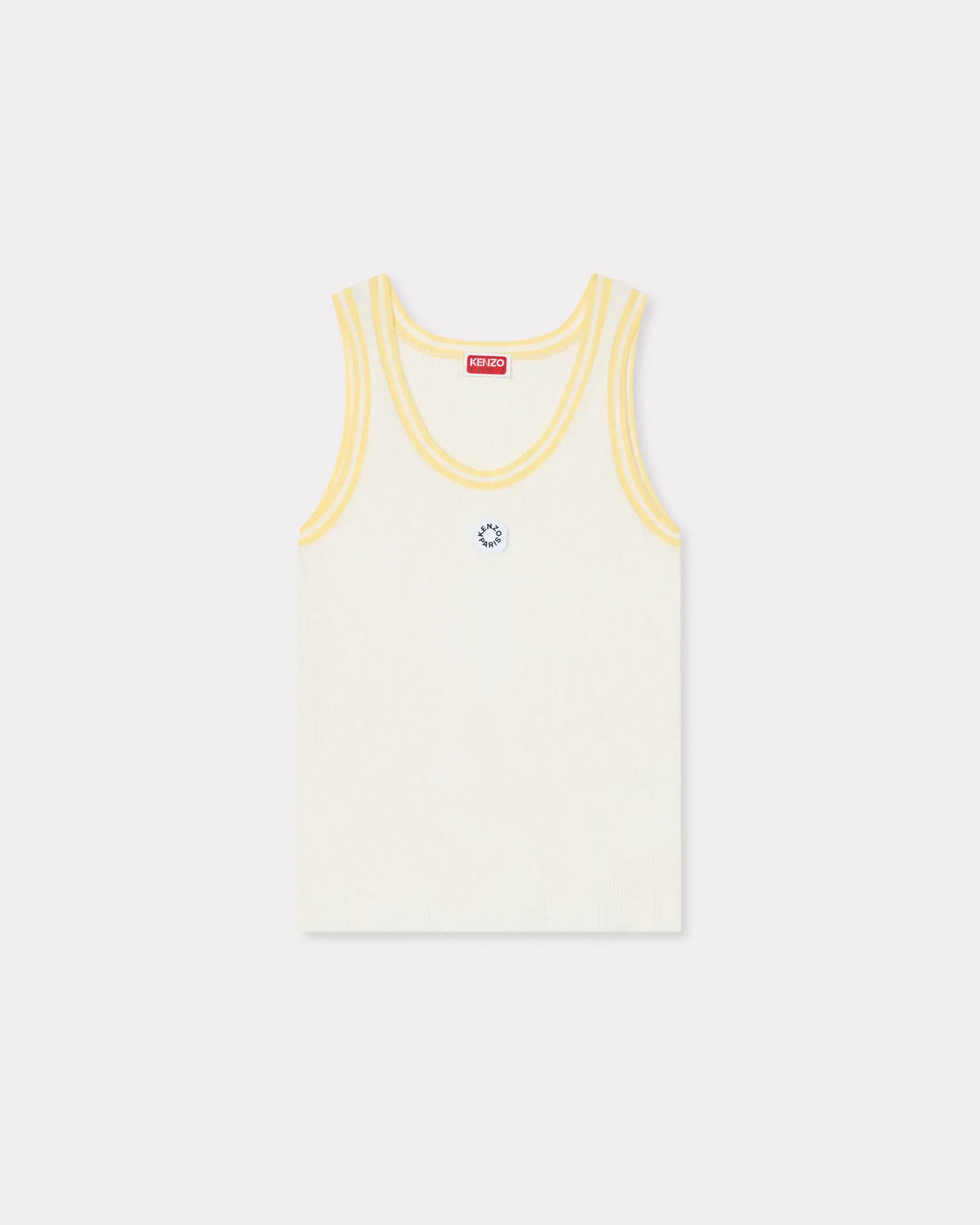 Kenzo Boke Flower 20 Rib Tank Top White Women's