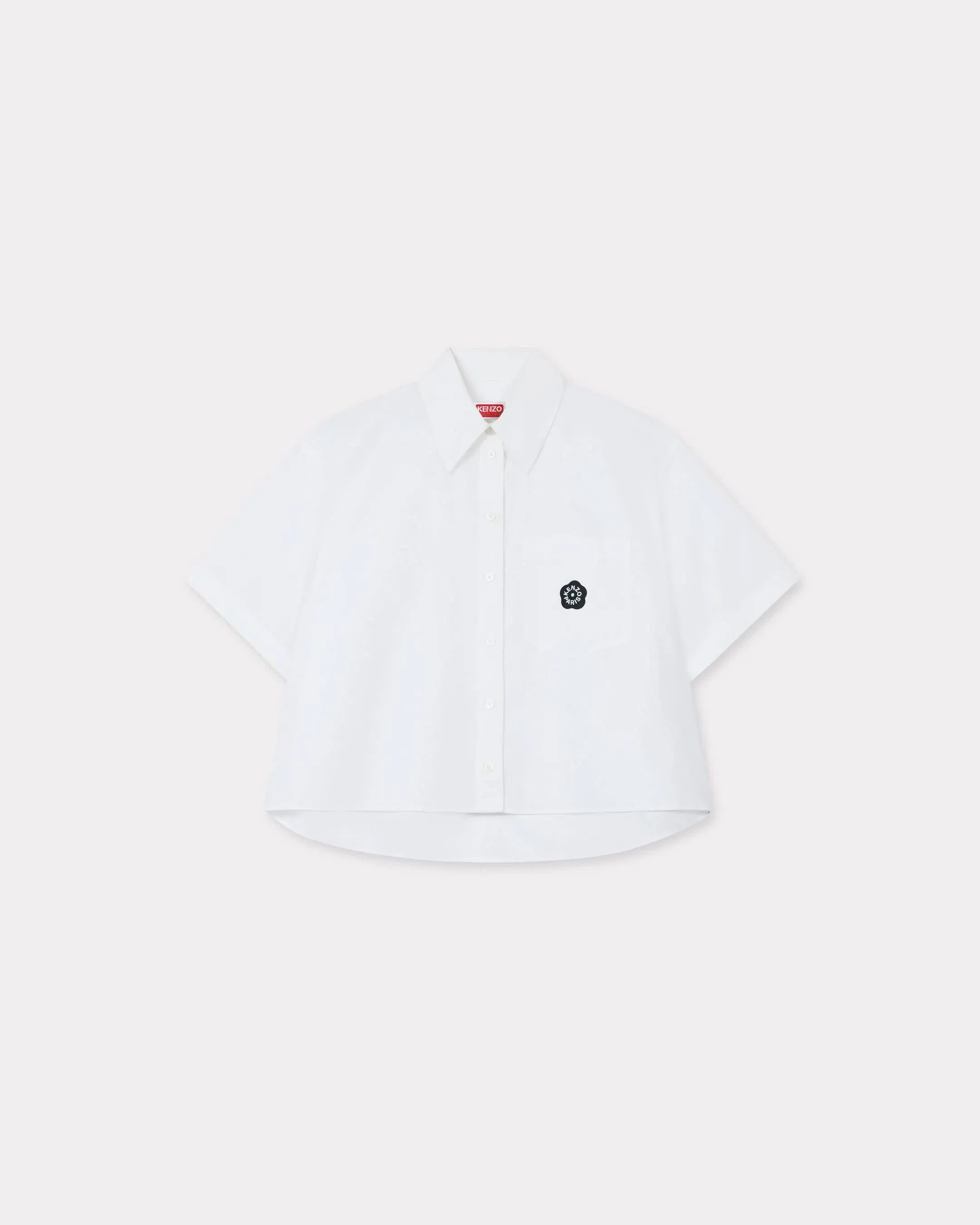 Kenzo Boke Flower 20 Shirt In Cotton Poplin White Women's