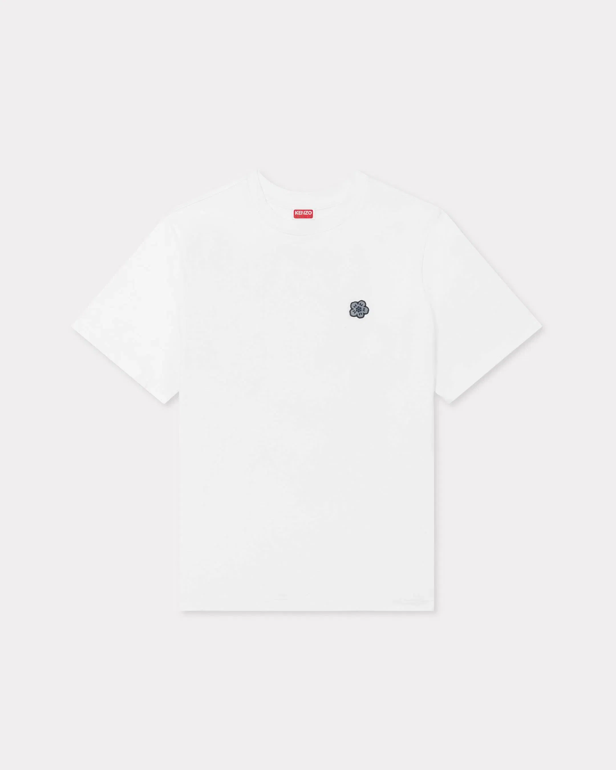 Kenzo Boke Flower Embroidered Relax T-Shirt White Women's