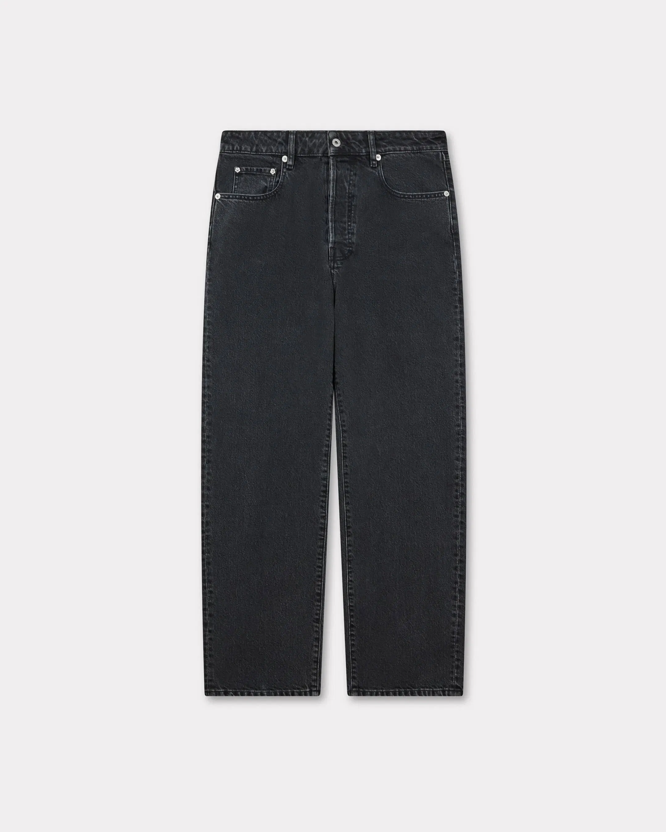 Kenzo Botan Loose Fit Jeans In Japanese Denim Black