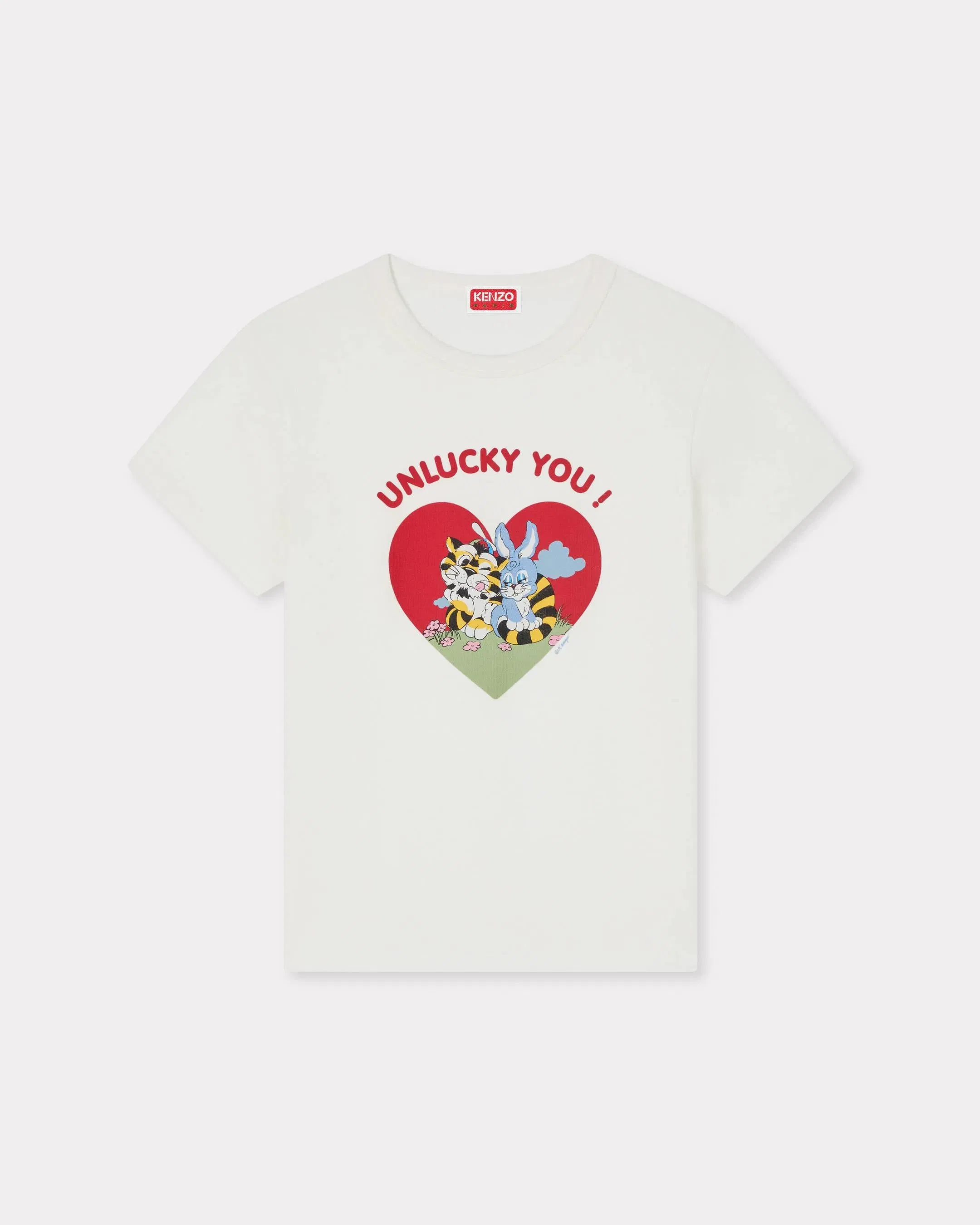 Kenzo Cartoon T-Shirt In Cotton White Women's