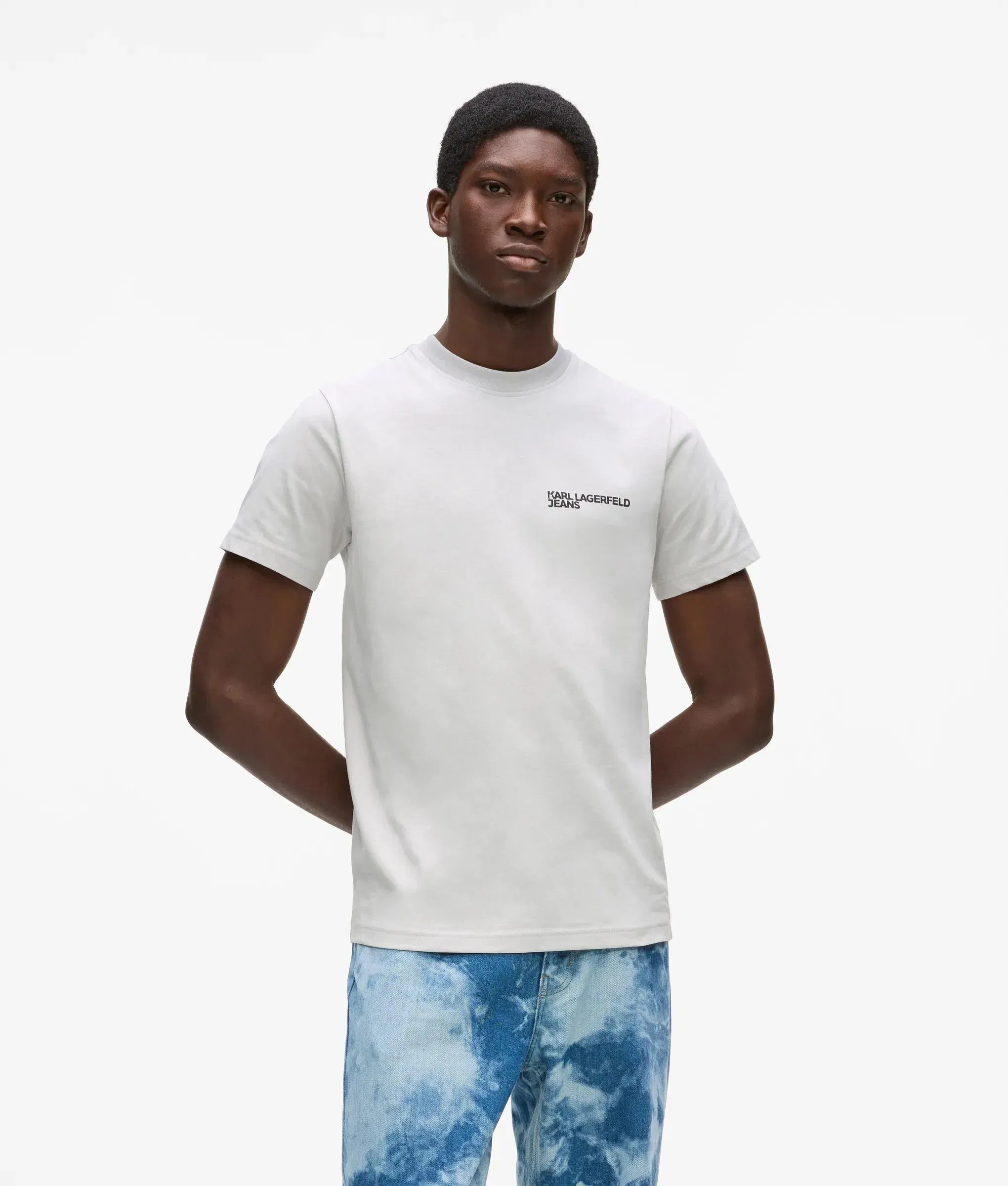 Karl Lagerfeld Slim - Fit T - Shirt Micro Chip