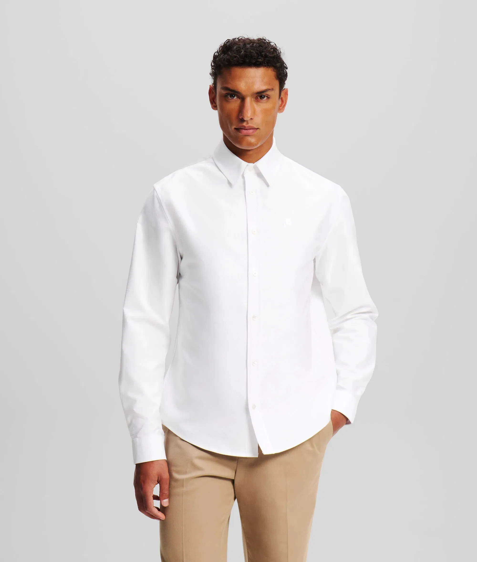 Karl Lagerfeld Kameo Oxford Shirt White